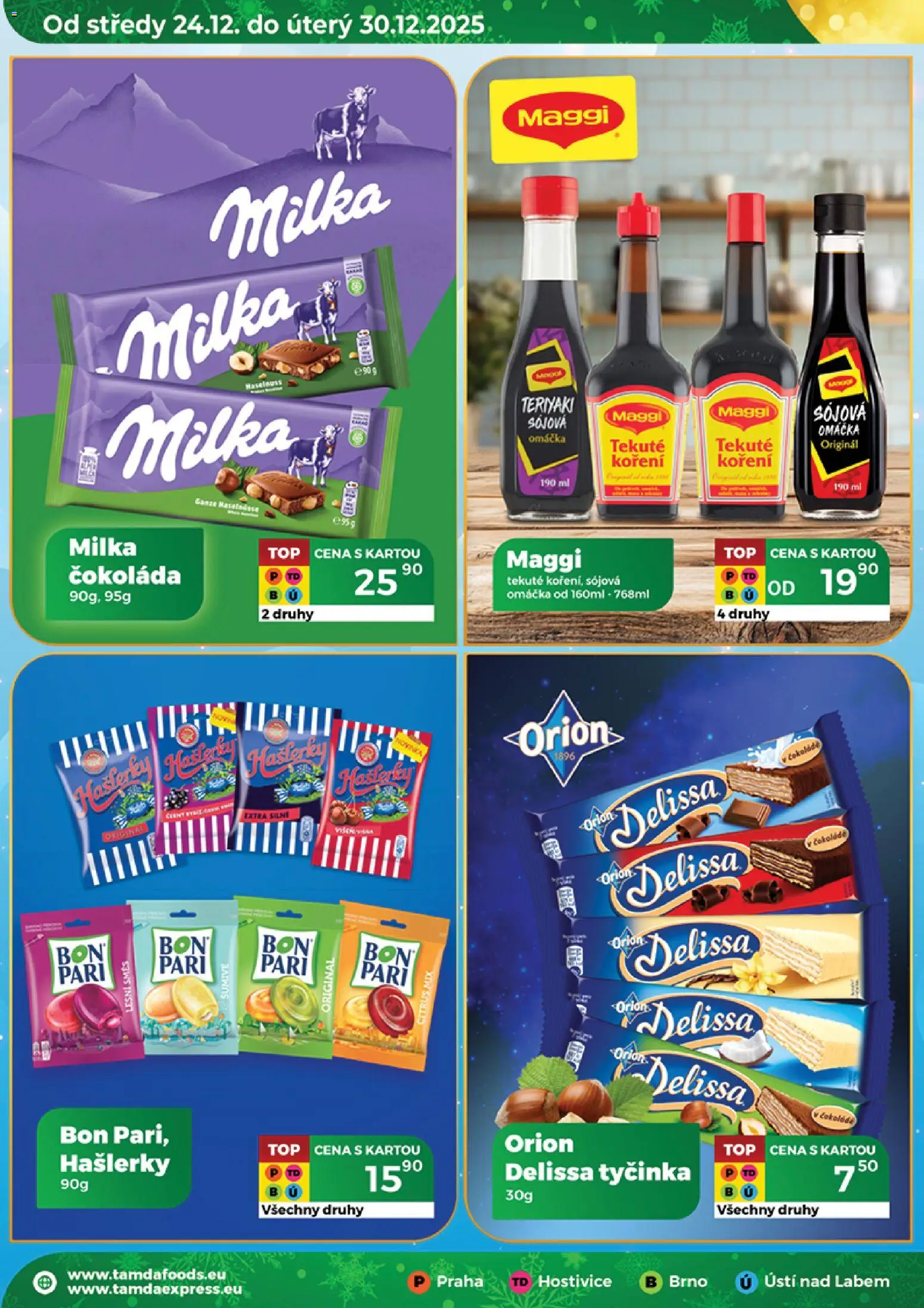 Tamda Foods leták od 24.12.2025 | Strana: 6 | Produkty: Čokoláda, Milka, Koření, Sójová omáčka