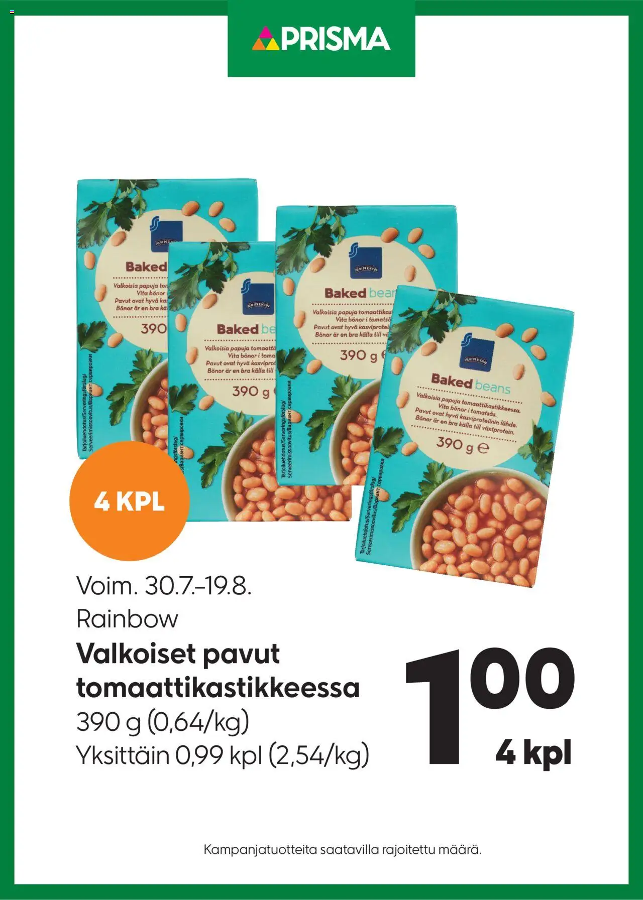  | Sivu: 1 | Tuotteet: Pavut