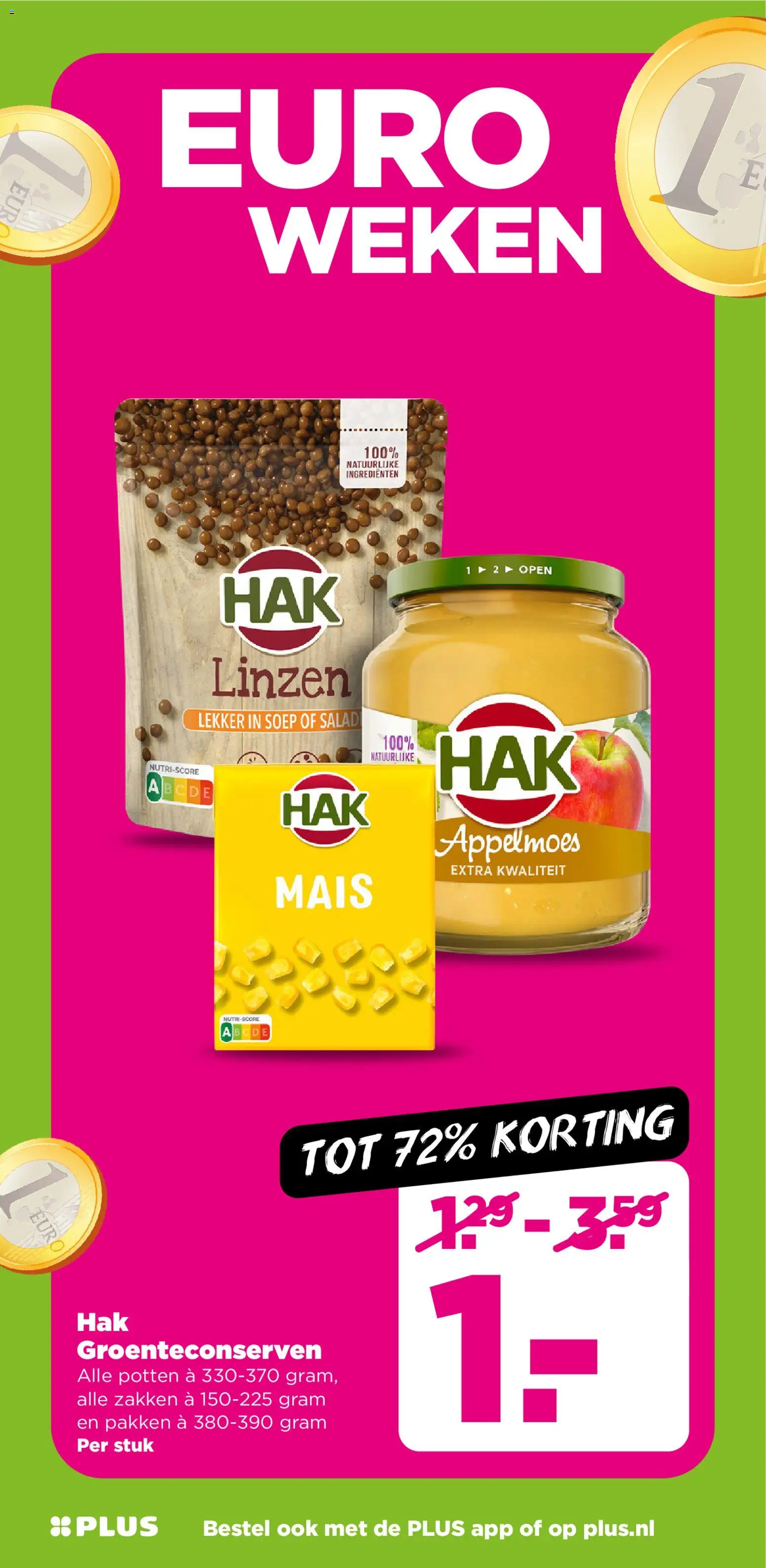 {H1} | Pagina: 2 | Producten: Linzen, Maïs, Citrompótló tabletta