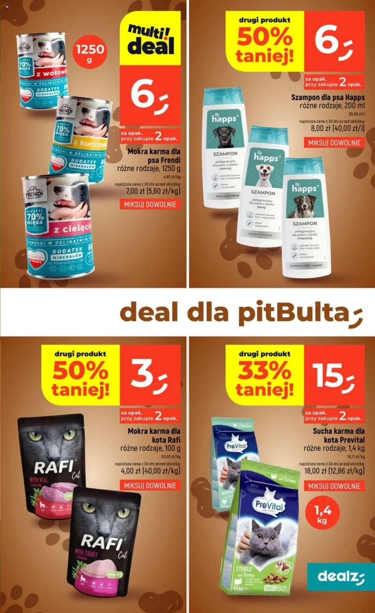 Dealz Gazetka od 31.07.2025 | Strona: 27 | Produkty: Kurczak, Aloes, Karma dla kota, Szampon