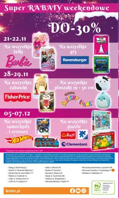 Pogląd oferty "E.Leclerc Gazetka - Elbląg zabawki" - ważna od 12.11.2025 | Strona: 31 | Produkty: Kapelusz, Barbie