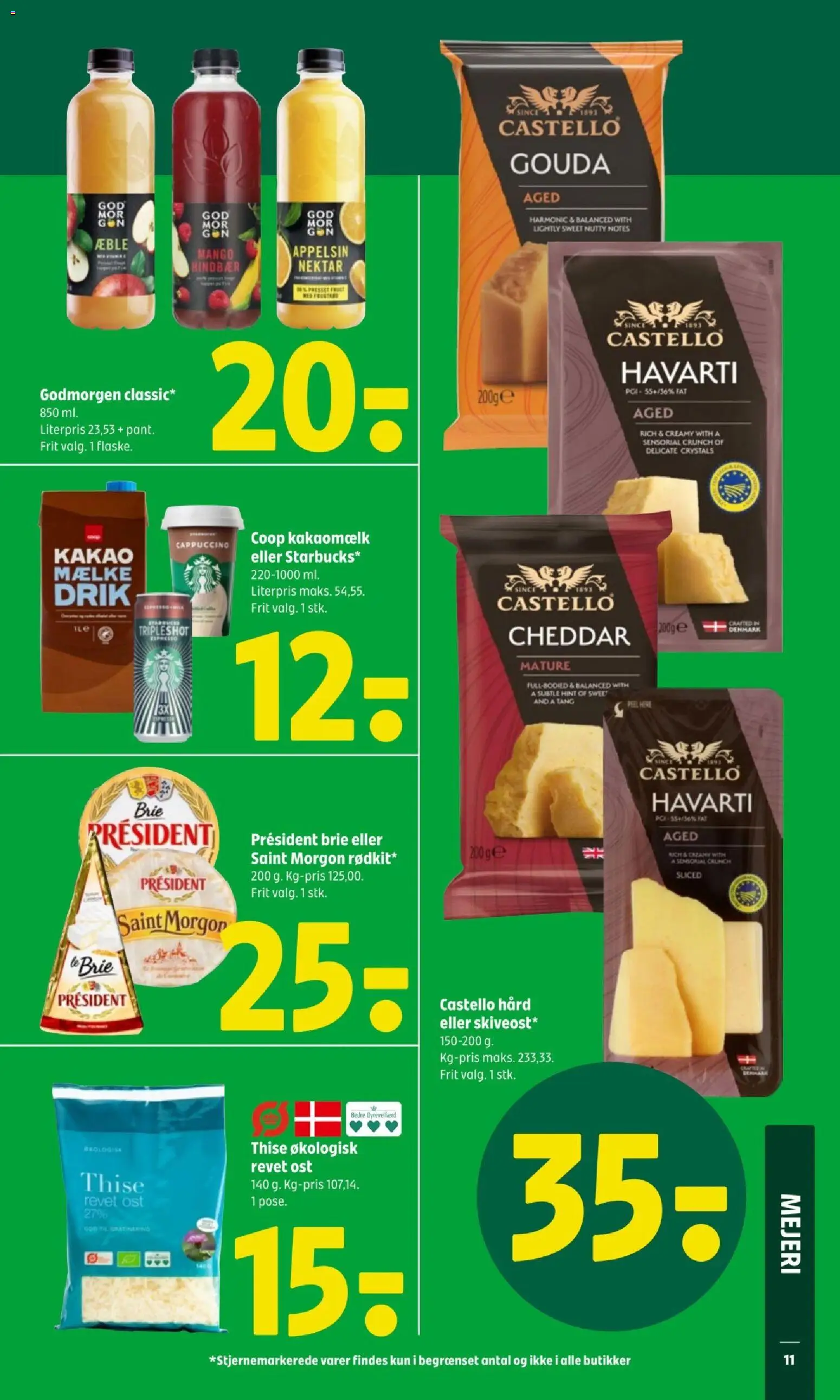 Coop 365 tilbudsavis – gyldig fra 15.01.2026 | Side: 13 | Produkter: Mango, Ost, Cheddar, Kakao