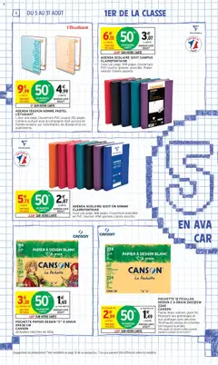  | Page: 6 | Produits: Couverture, Papier blanc, Papier canson
