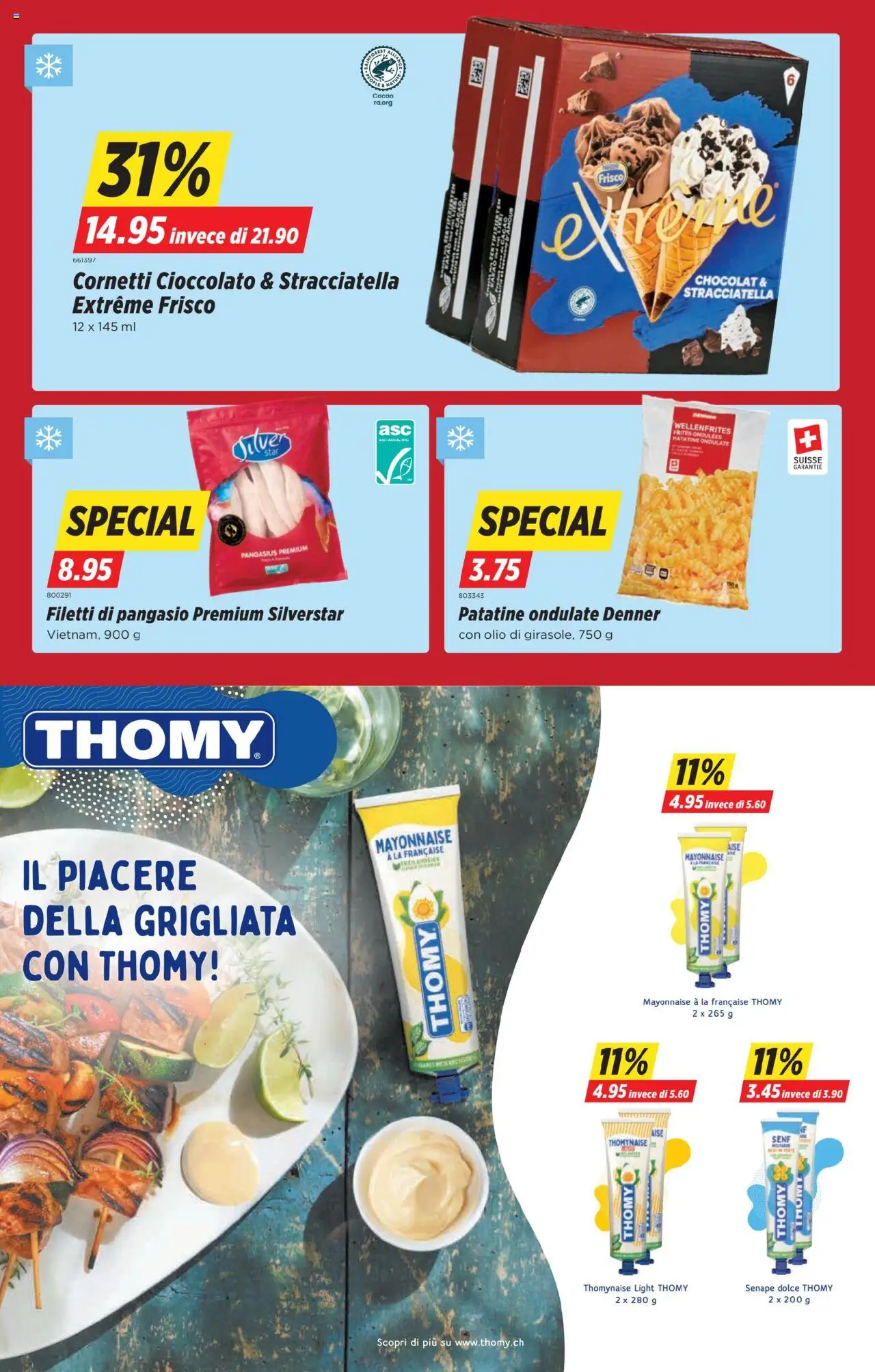 Denner Aktionen IT ab 05.08.2025 | Seite: 6 | Produkte: Mayonnaise, Eis