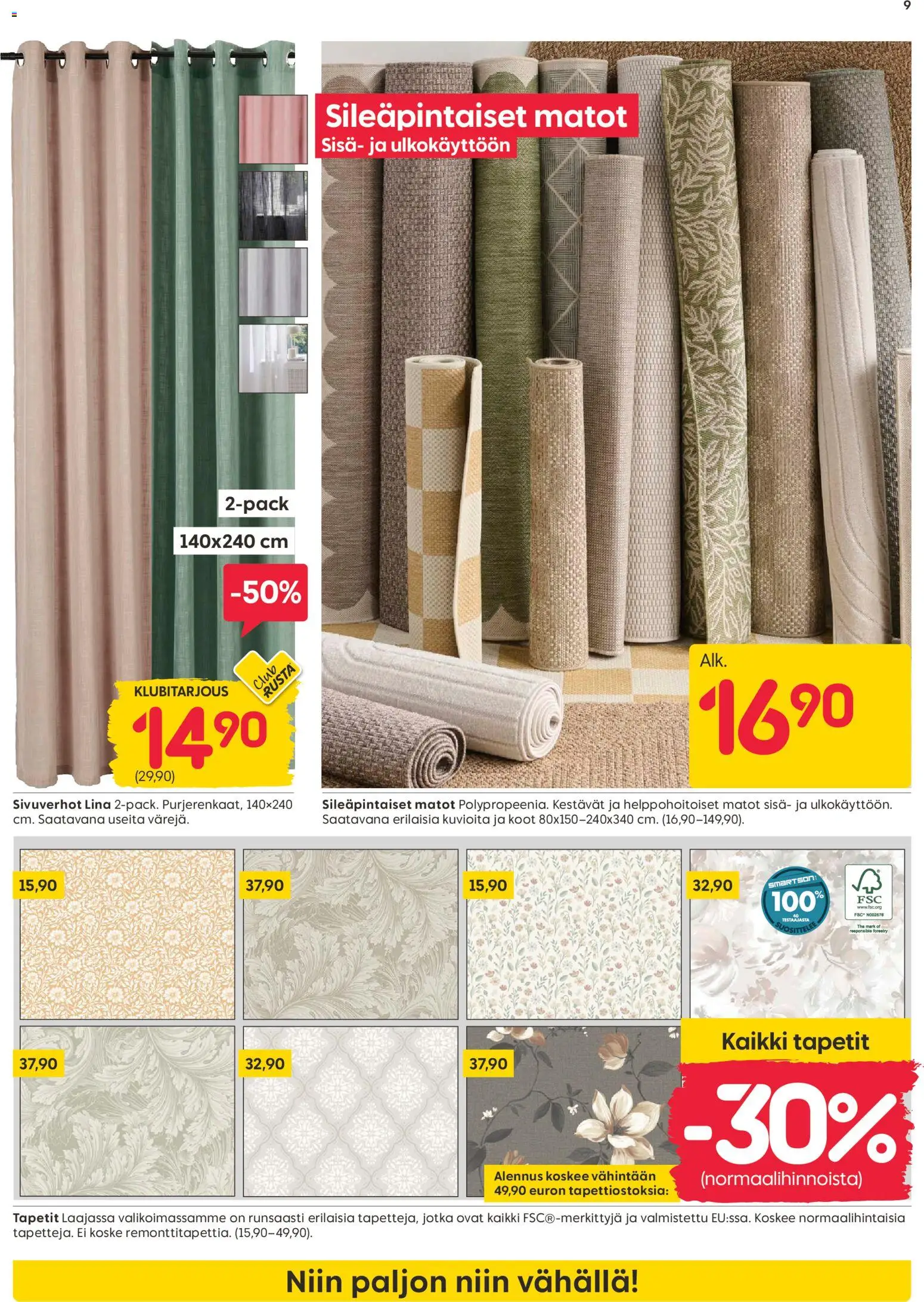 🛍️ Rusta tarjoukset alkaen 30/03/2026 » Katso huipputarjoukset ja säästä jo tänään! 💰 | Finland