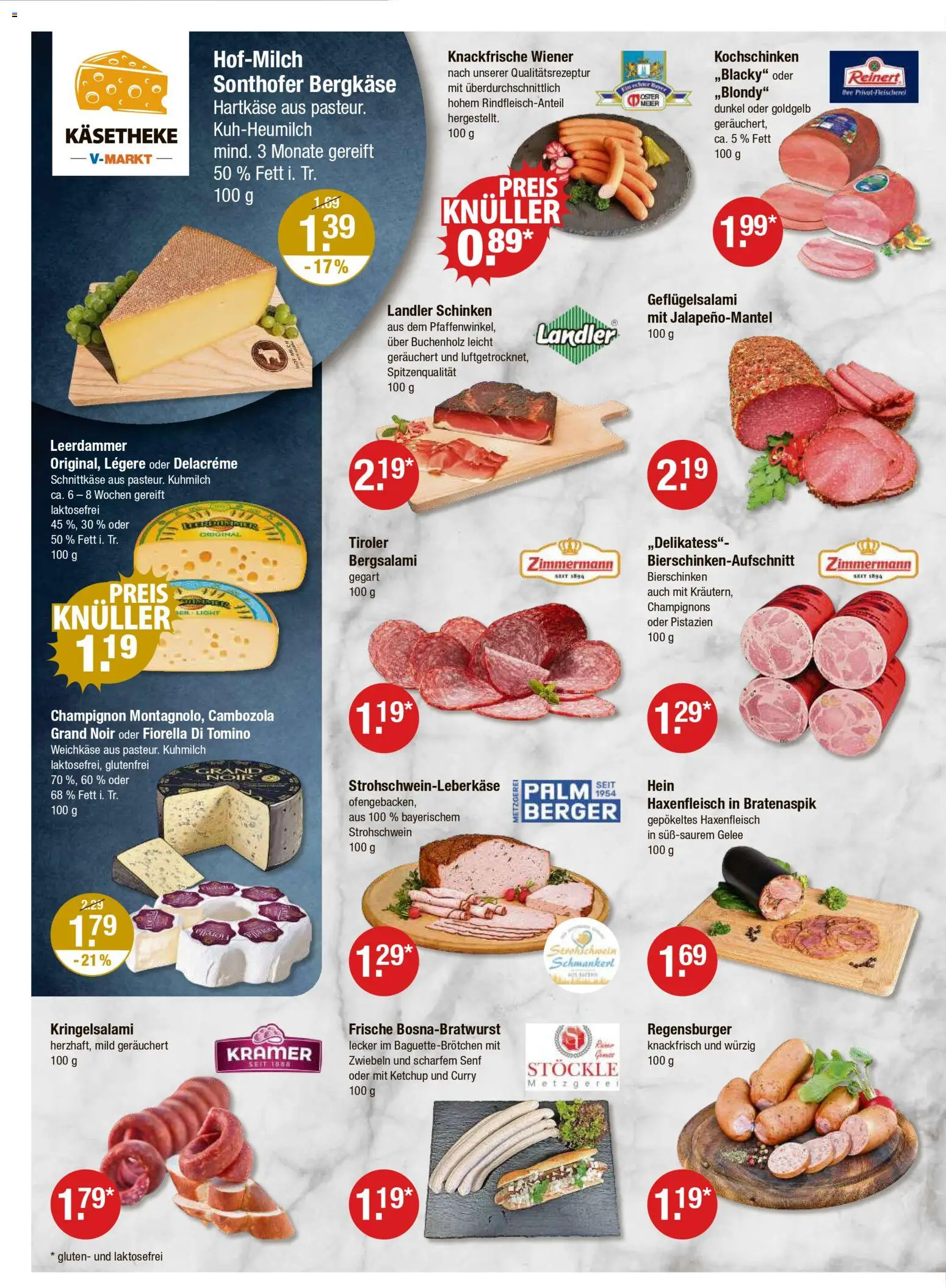V-Markt - Hallertau / Oberpfalz – gültig ab 30.10.2025 | Seite: 2 | Produkte: Leerdammer, Champignons, Zwiebeln, Ketchup