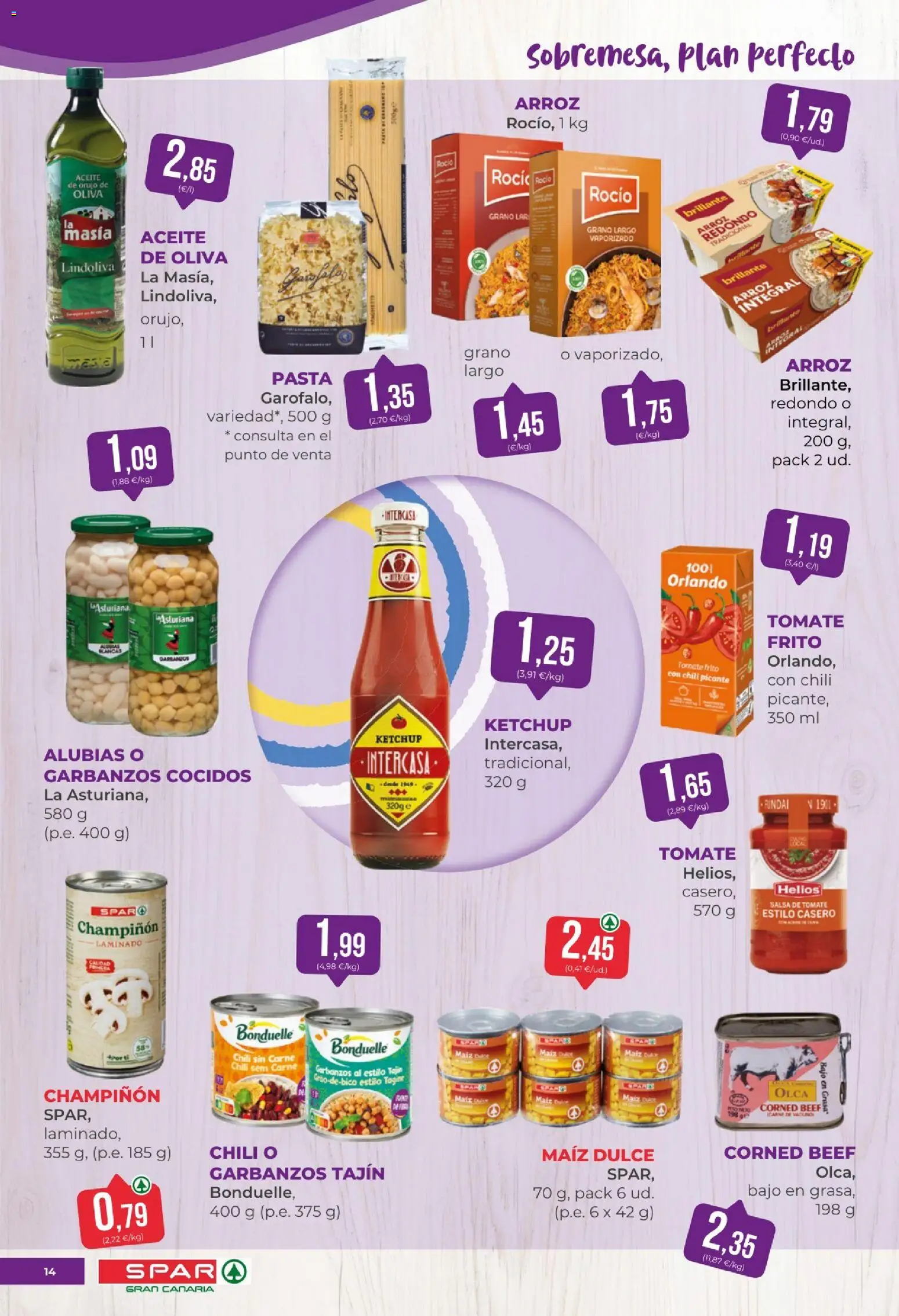 Spar - folleto │ válido desde el 20.02.2026 | Página: 14 | Productos: Aceite, Arroz, Pasta, Salsa de tomate