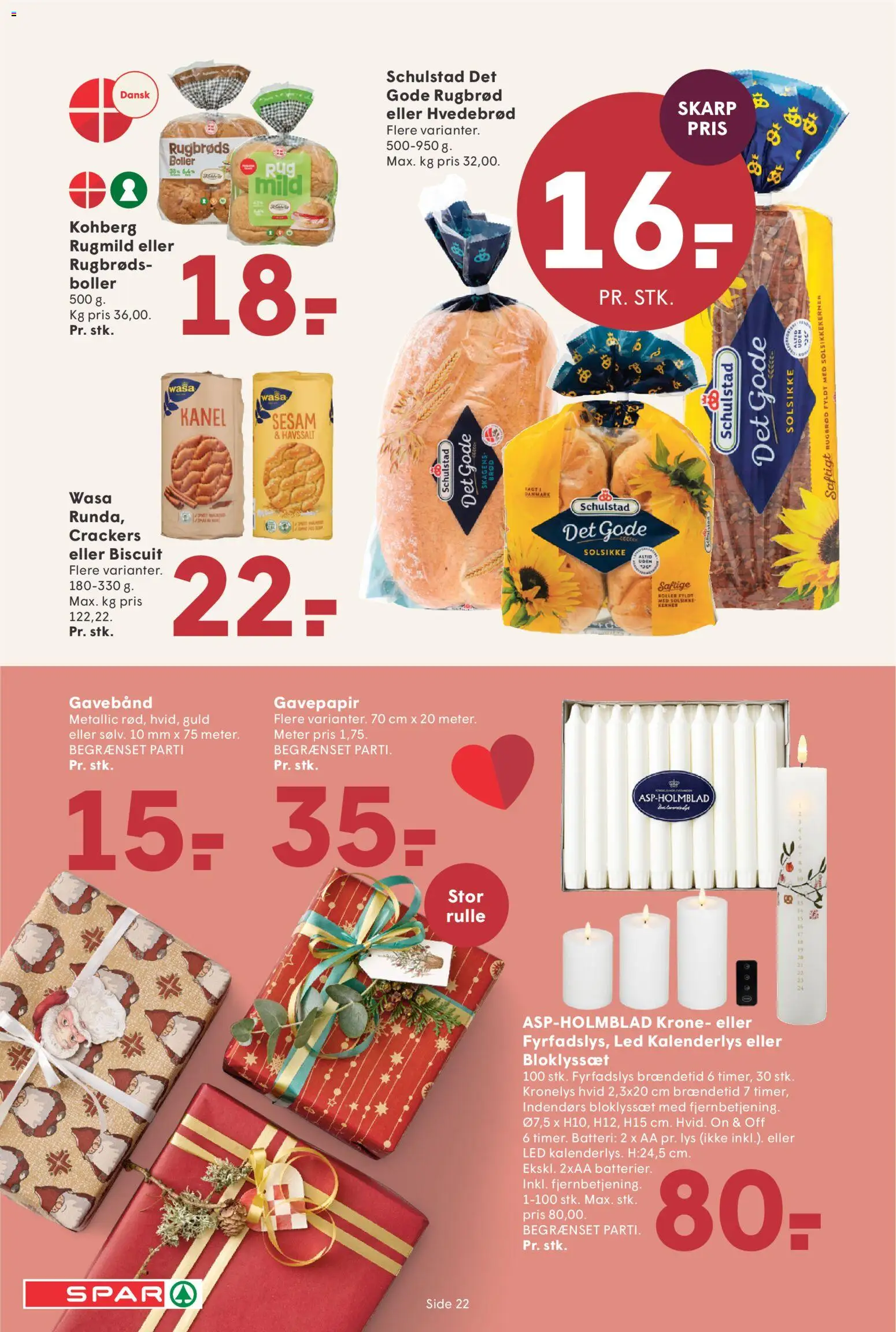 Spar tilbudsavis – gyldig fra 21.11.2025 | Side: 23 | Produkter: Brød, Kanel, Rugbrød, Batteri