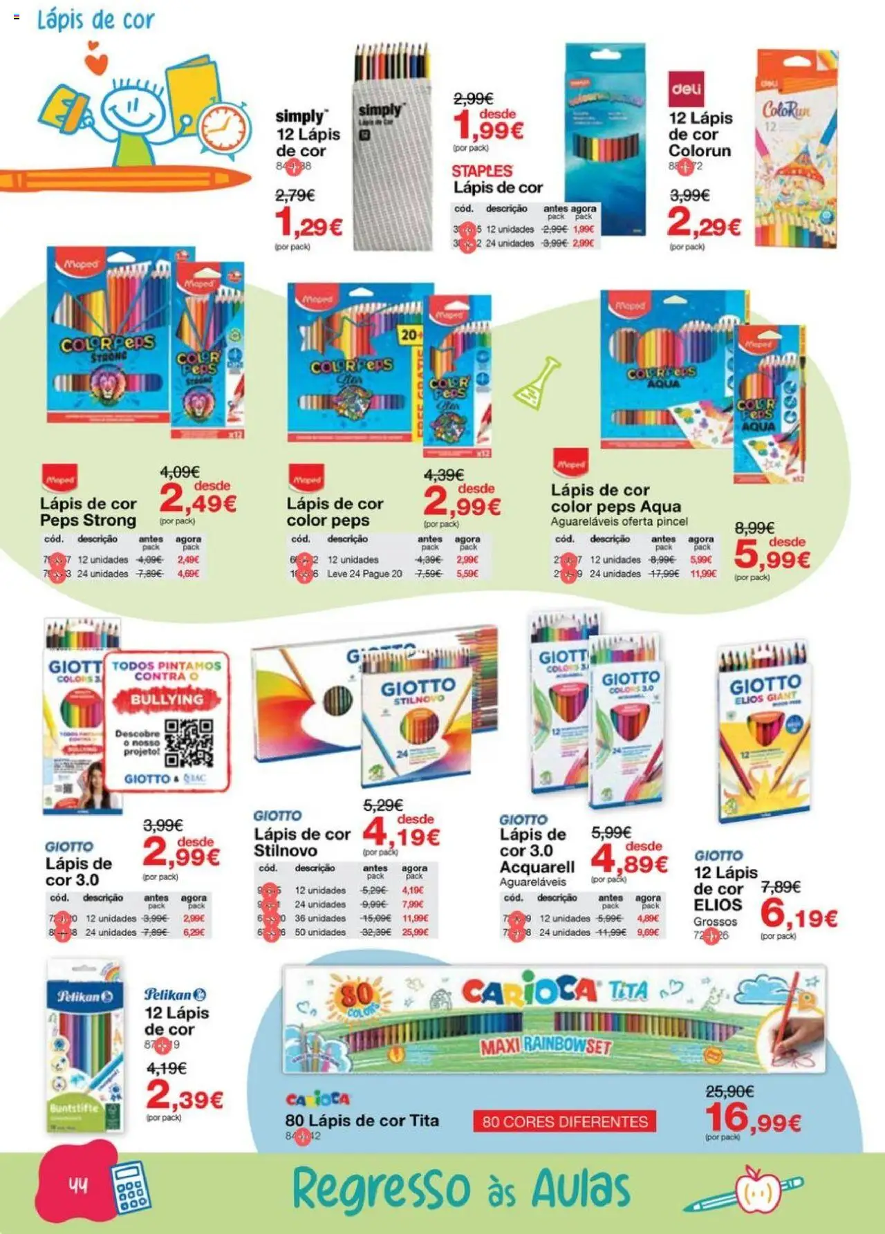 Staples - Folheto Regresso às Aulas 2025 │ válido de 18.08.2025 | Página: 44 | Produtos: Pincel