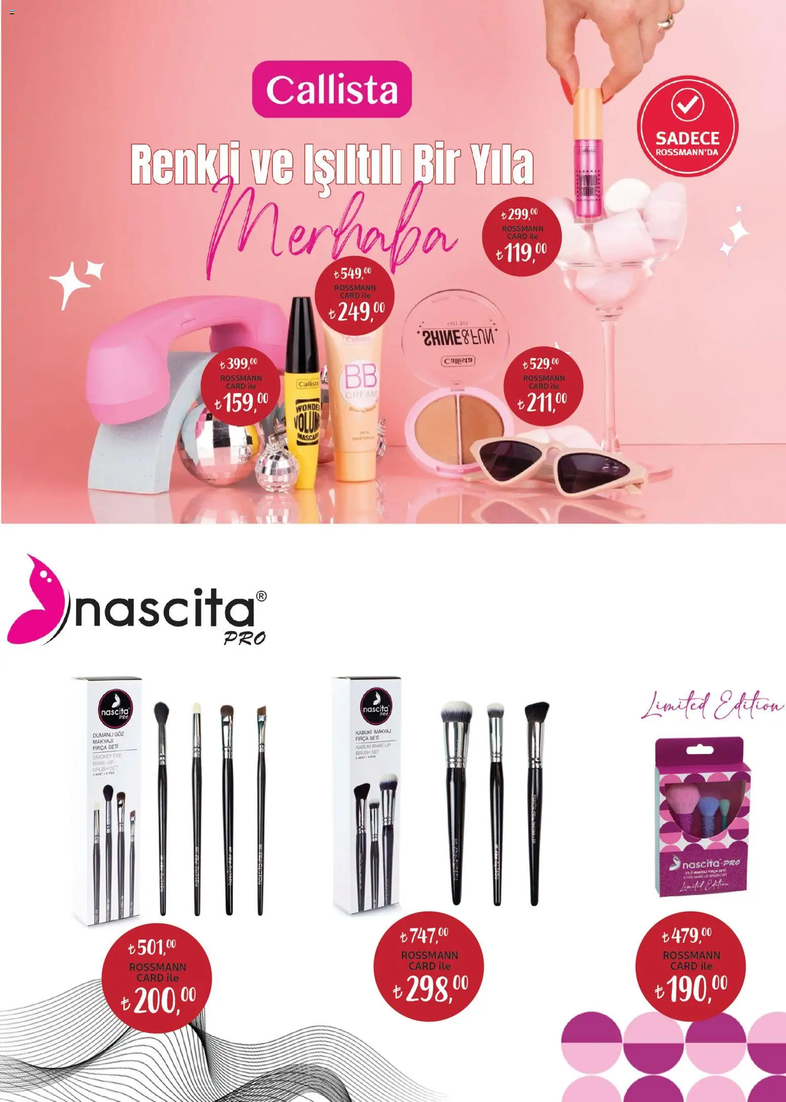 Rossmann İndirim - 02.01.2026 tarihinden itibaren geçerlidir | Sayfa: 16 | Ürünler: Fırça, Makyaj