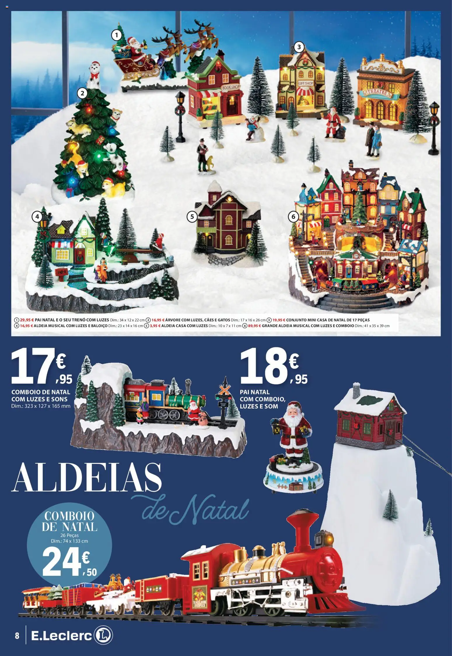 E.Leclerc - Folheto Natal │ válido de 04.11.2025 | Página: 8 | Produtos: Baloiço