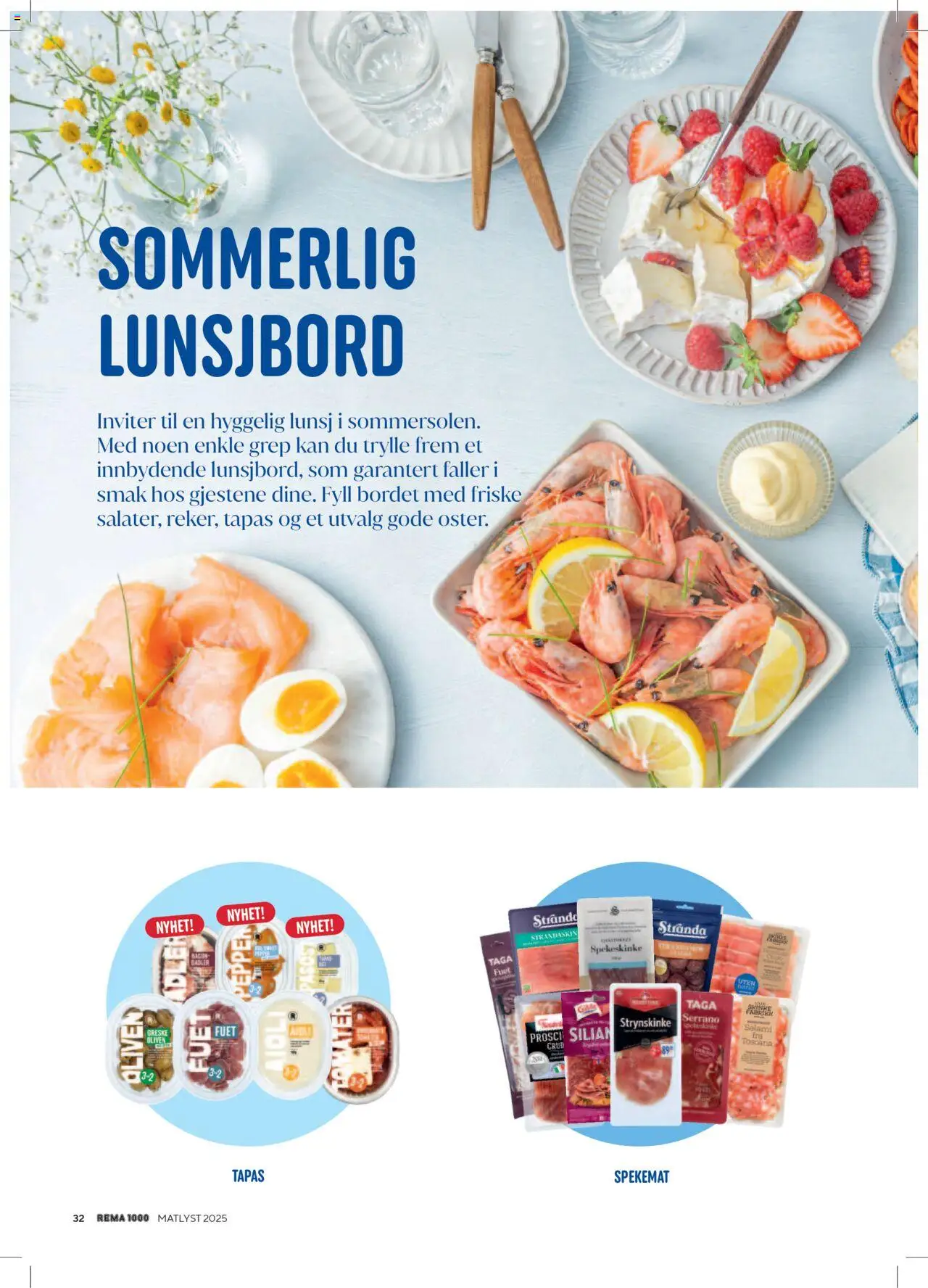  | Side: 32 | Produkter: Salami, Toastbrød, Topper, Галстук
