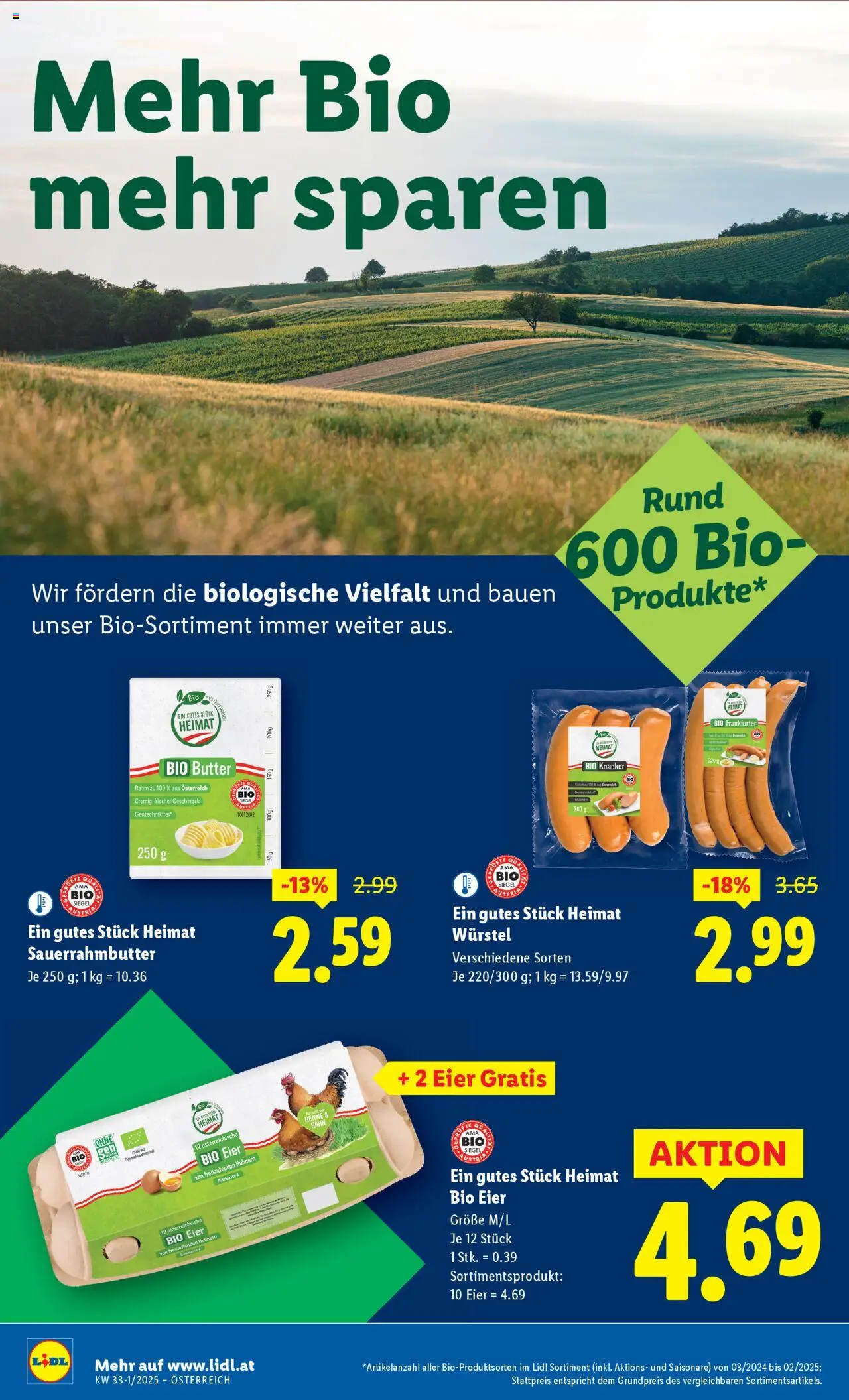 Lidl Flugblatt - Altenmarkt im Pongau, St. Johann im Pongau, Zell am See gültig ab 07.08.2025 | Seite: 38 | Produkte: Butter, Eier