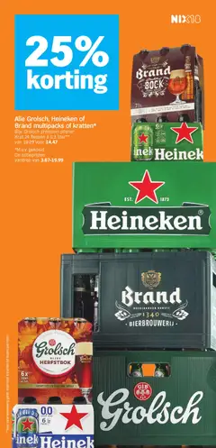 Grolsch, Heineken of Brand multipacks of kratten, Grolsch, Heineken or Brand multipacks or crates - Voorbeeld van een folder van Albert Heijn, geldig van 19.01.2026 | Pagina: 24 | Producten: Dijoni mustár