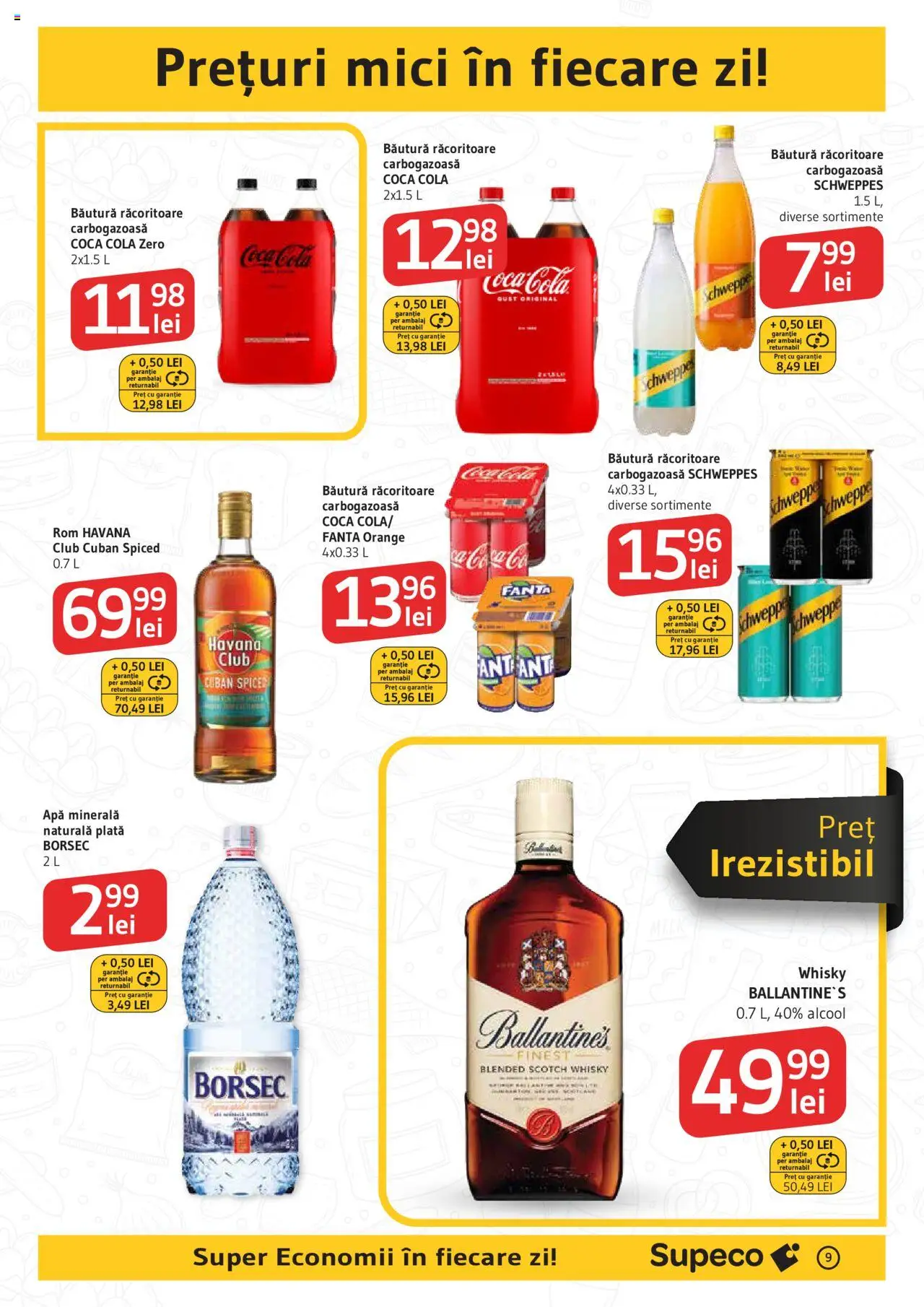Noul catalog Supeco – valabil de la 02.10.2025 | Pagină: 9 | Produse: Yazı tahtası kalemi, Mici, Amerikan servis, Rom