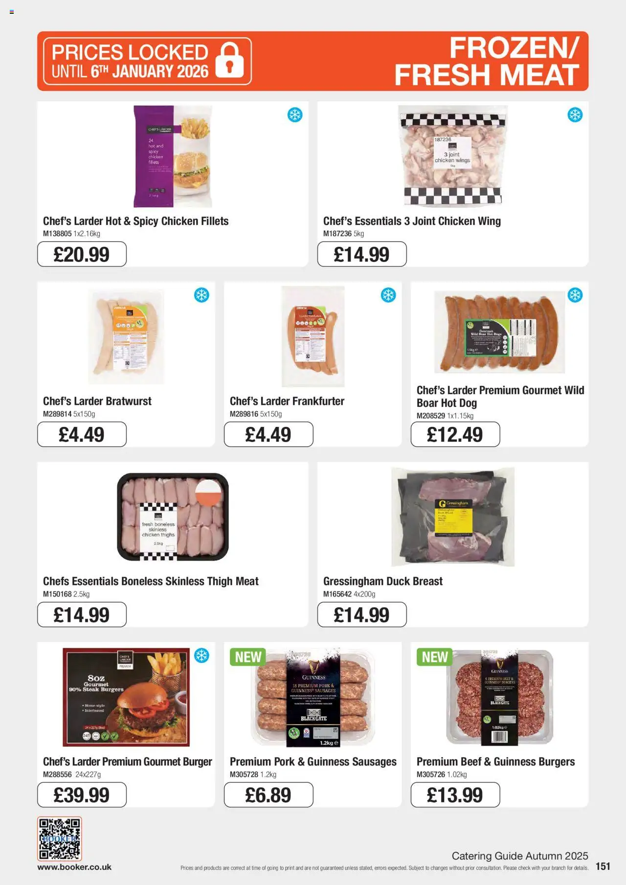 {H1} | Page: 151 | Products: Chicken, Burger, Beef, Hot dog