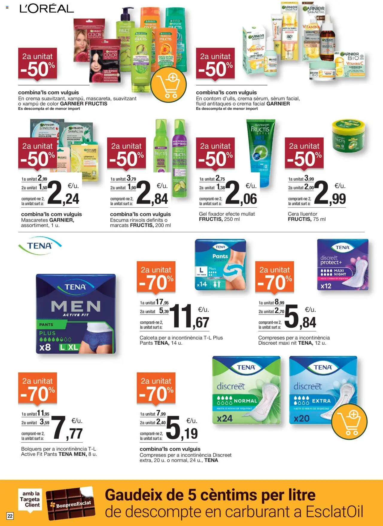 Bonpreu folleto │ válido desde el 09.09.2025 | Página: 22 | Productos: Sérum, Crema facial, Τυρόπιτα, Crema