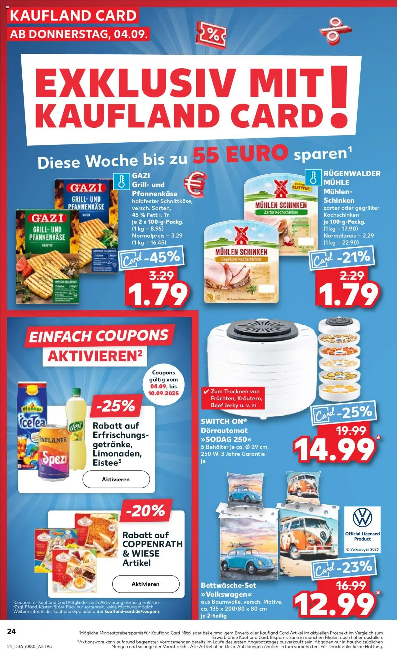 Kaufland prospekt Völklingen	 – gültig ab 07.09.2025 | Seite: 24 | Produkte: Grill, Mühle, Schinken, Paulaner