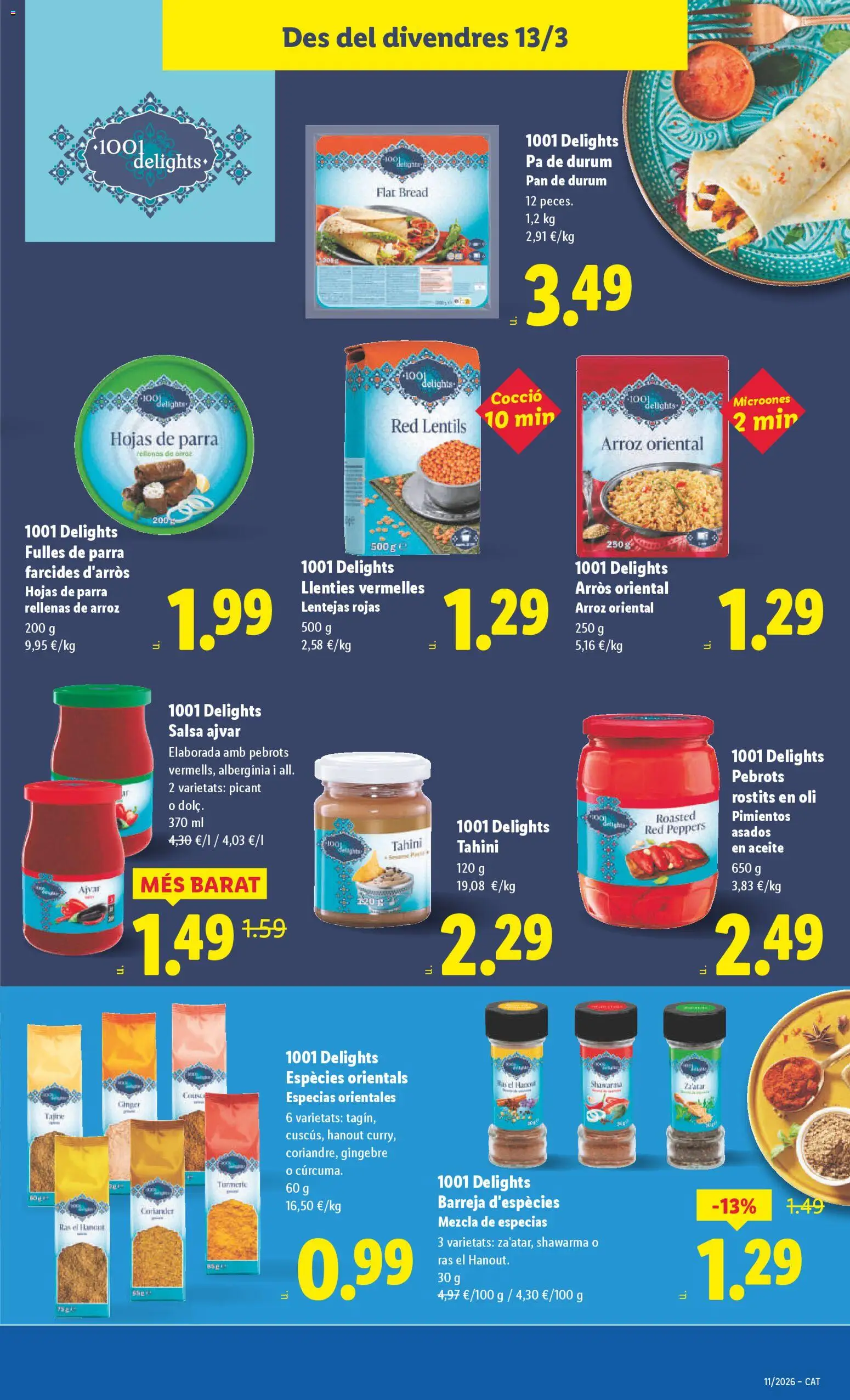Lidl folleto │ válido desde el 09.03.2026 | Página: 39 | Productos: Aceite, Pan, Arroz, Tahini