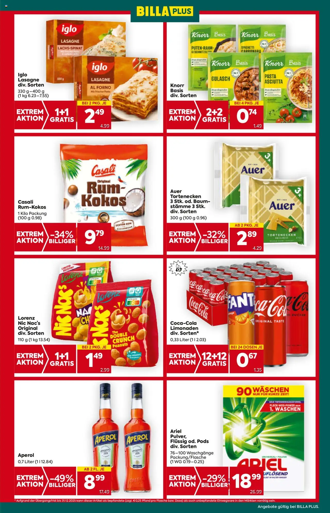 Billa Plus Flugblatt - Steiermark gültig ab 24.07.2025 | Seite: 5 | Produkte: Pasta, Wasser, Zucker, Hajdina liszt