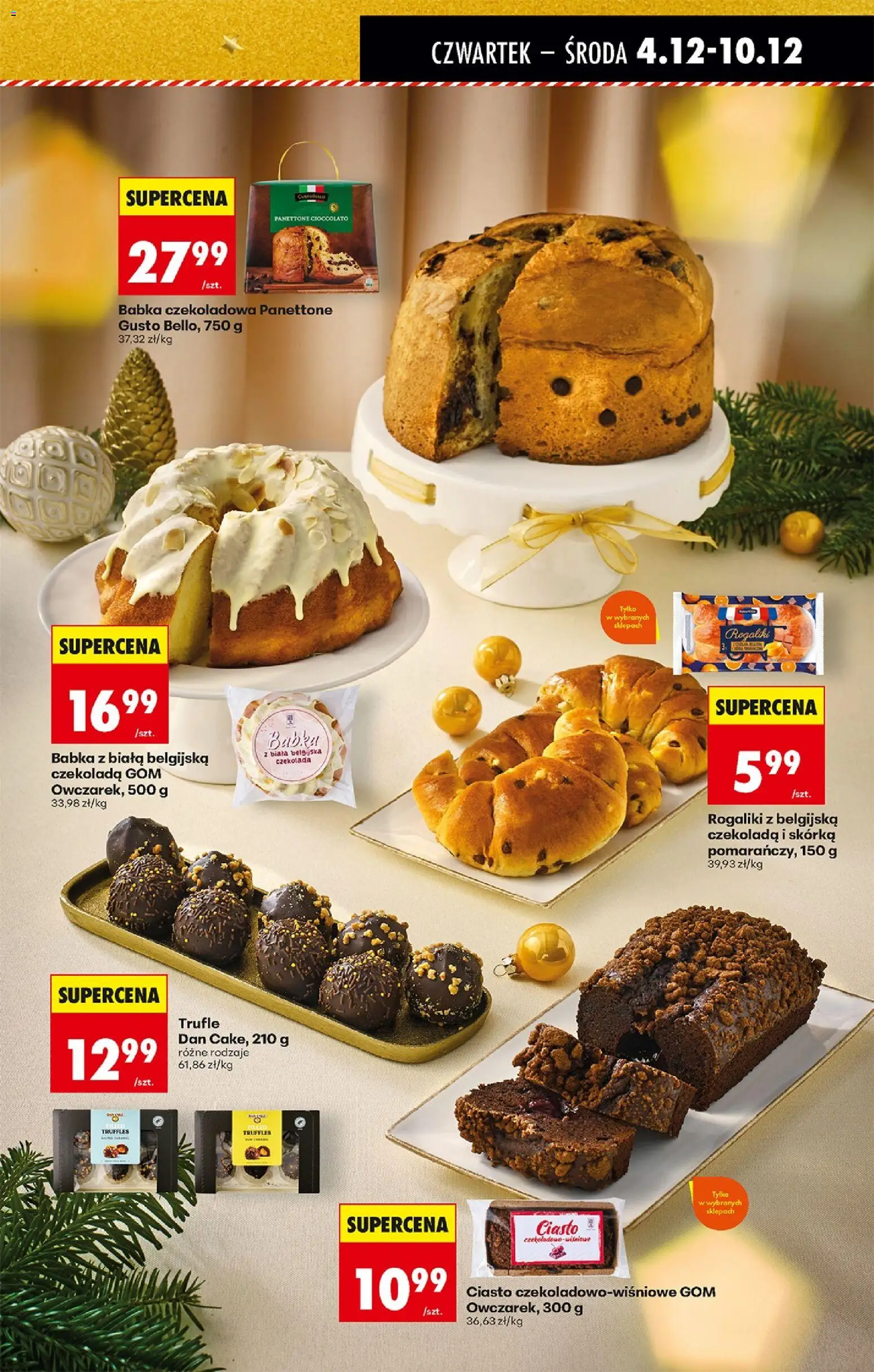 Biedronka gazetka - Oferta w tym tygodniu od 04.12.2025 | Strona: 57 | Produkty: Czekoladowa, Ciasto, Babka, Czekolada