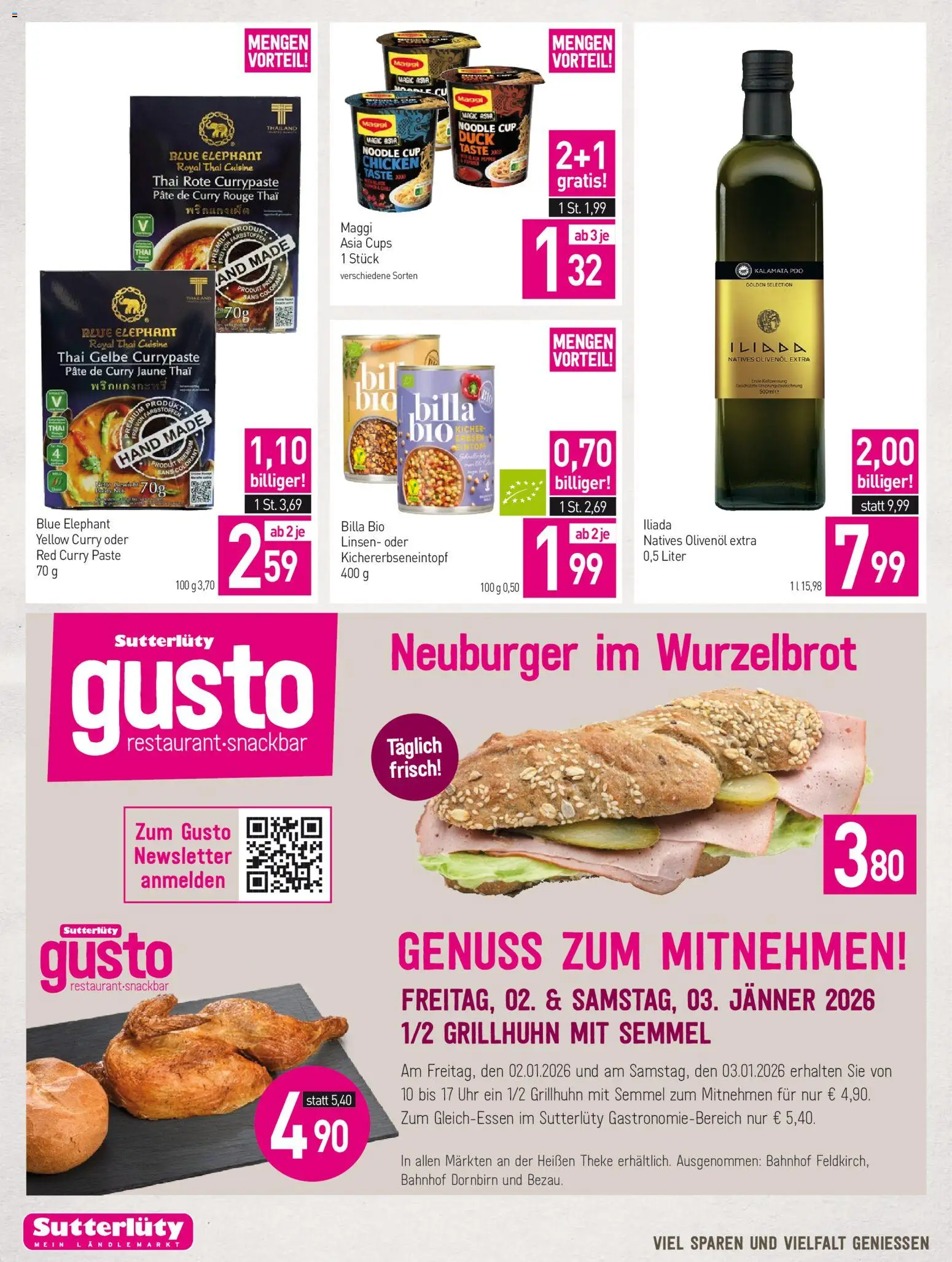 Sutterlüty Flugblatt gültig ab 02.01.2026 | Seite: 18 | Produkte: Uhr, Rouge