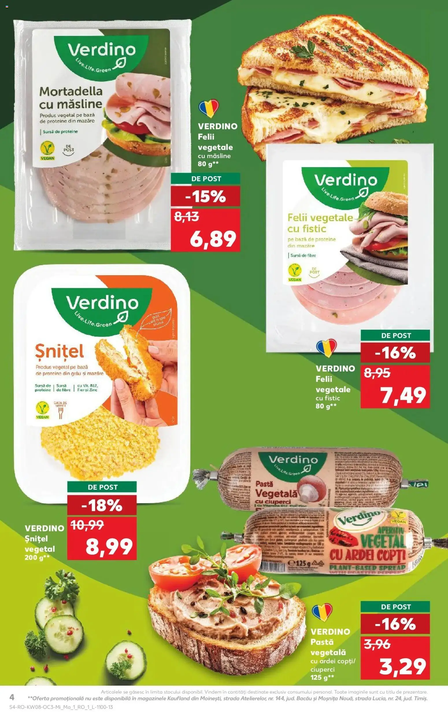 Noul catalog Kaufland – valabil de la 18.02.2026 | Pagină: 4 | Produse: Mazăre, Măsline, Ciuperci, Fistic