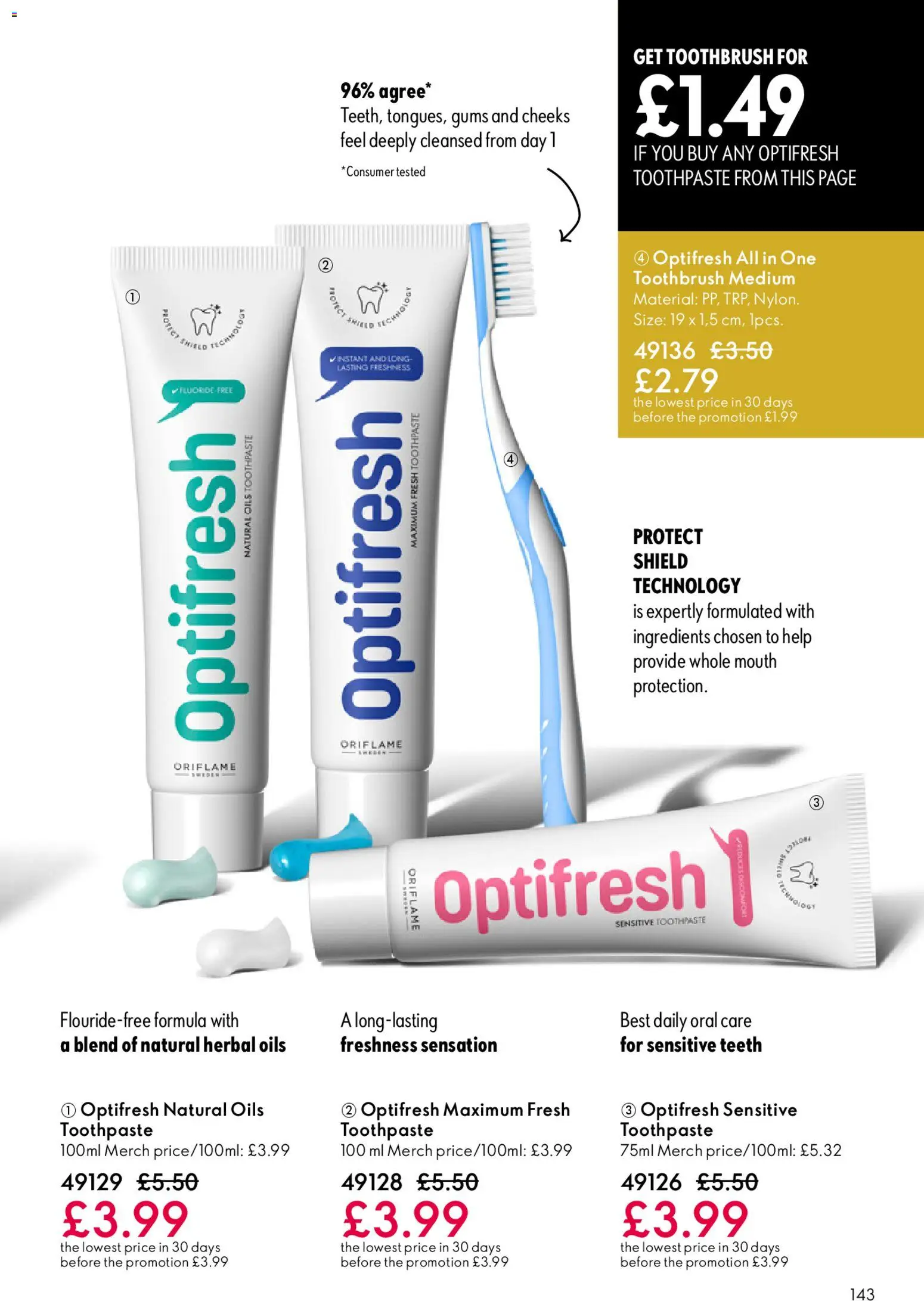 {H1} | Page: 143 | Products: Toothpaste