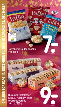 Humlum tarteletter luksus, fuldkorn eller fedtreducerede, 10 stk./225 g gyldig fra 07.12.2025 | Side: 26