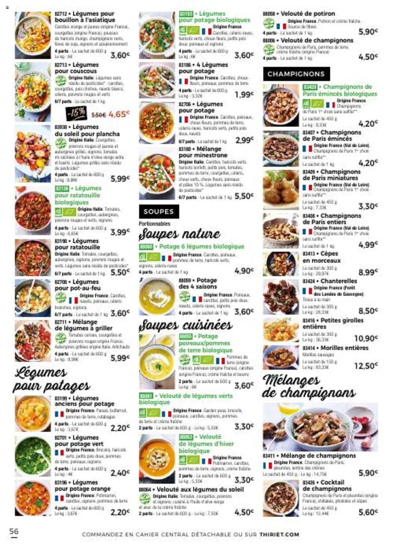  | Page: 56 | Produits: Plancha, Orange, Mâche, Potiron