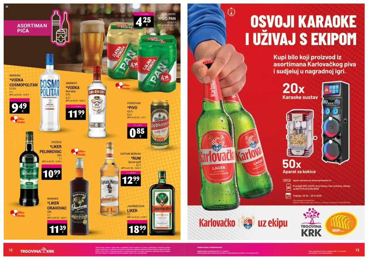 Trgovina Krk katalog | vrijedi od 16.10.2025 | Stranica: 7 | Proizvodi: Red Label, Pelinkovac, Kokice, Vodka