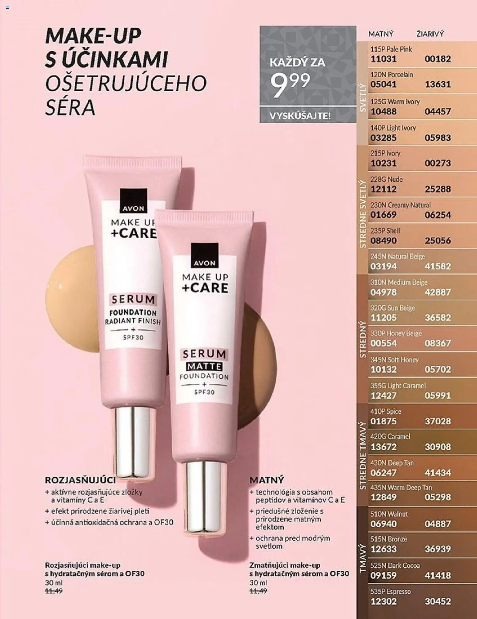Nové Avon akcie – leták je platný od 01.11.2025 | Strana: 71 | Produkty: Make up