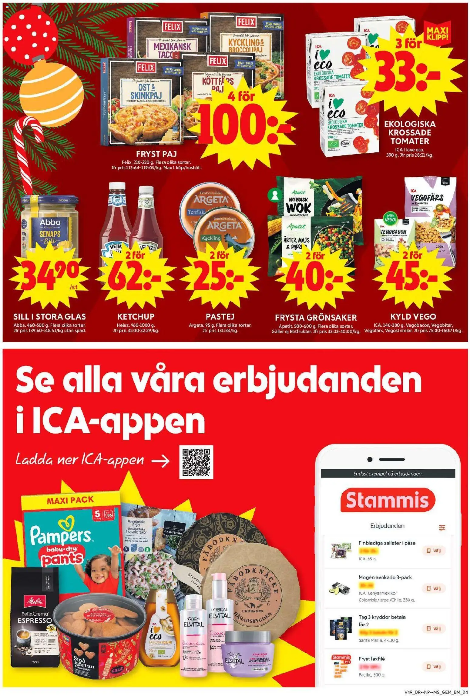 ICA Maxi reklamblad aktuell från 01.12.2025 | Sida: 4