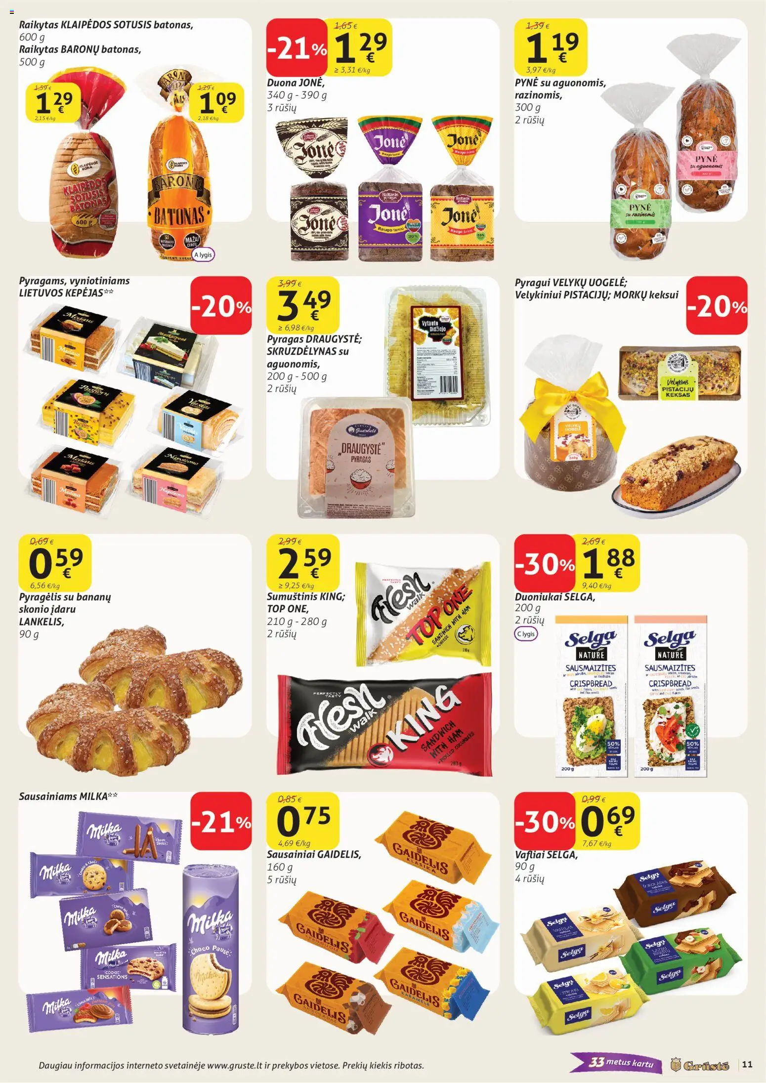 GRUSTE akcijos nuo 01.04.2026 | Puslapis: 11