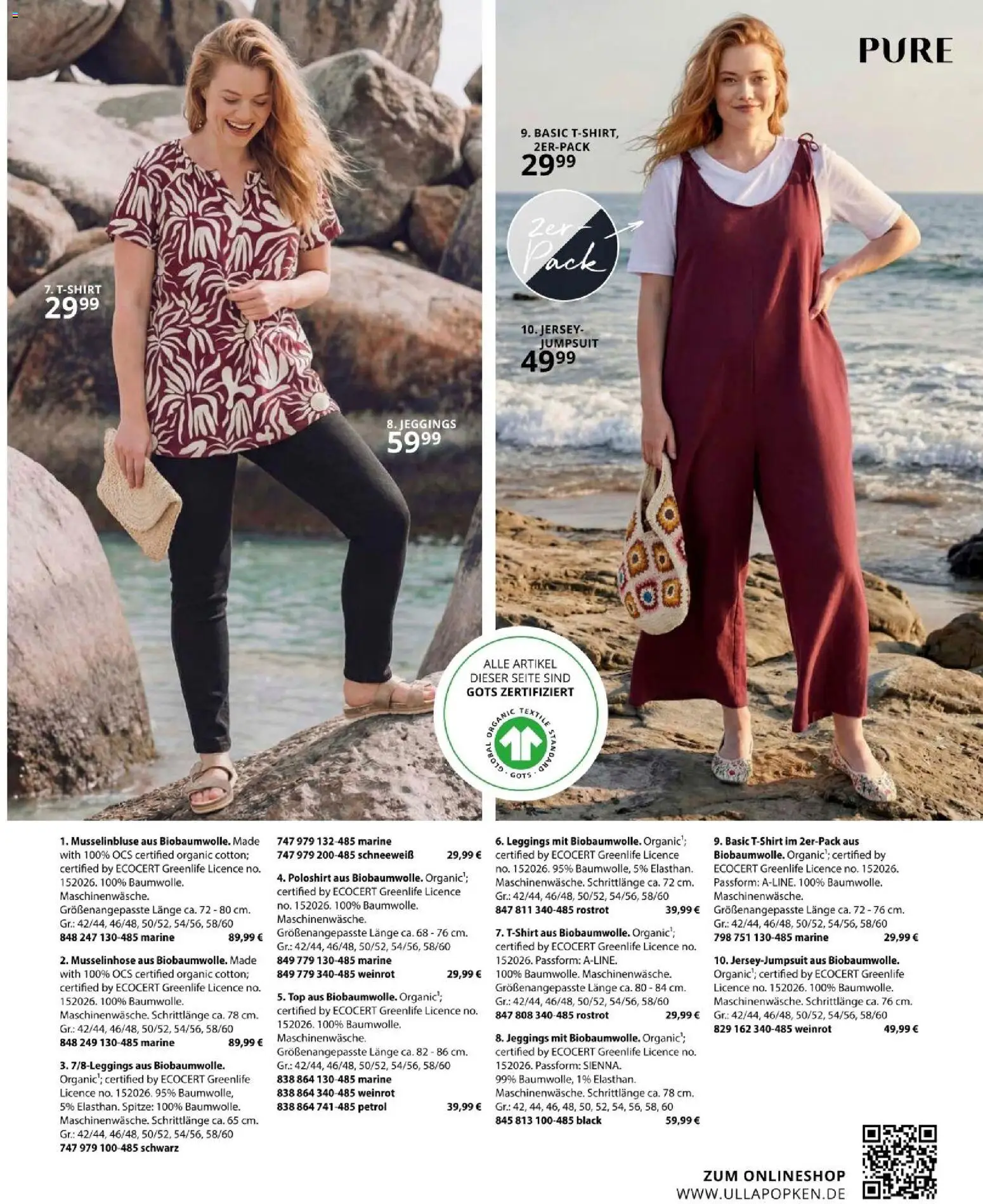 Ulla Popken akciós ujság - amely érvényes a következő dátumtól: 01.05.2026 | Oldal: 149 | Termékek: Leggings