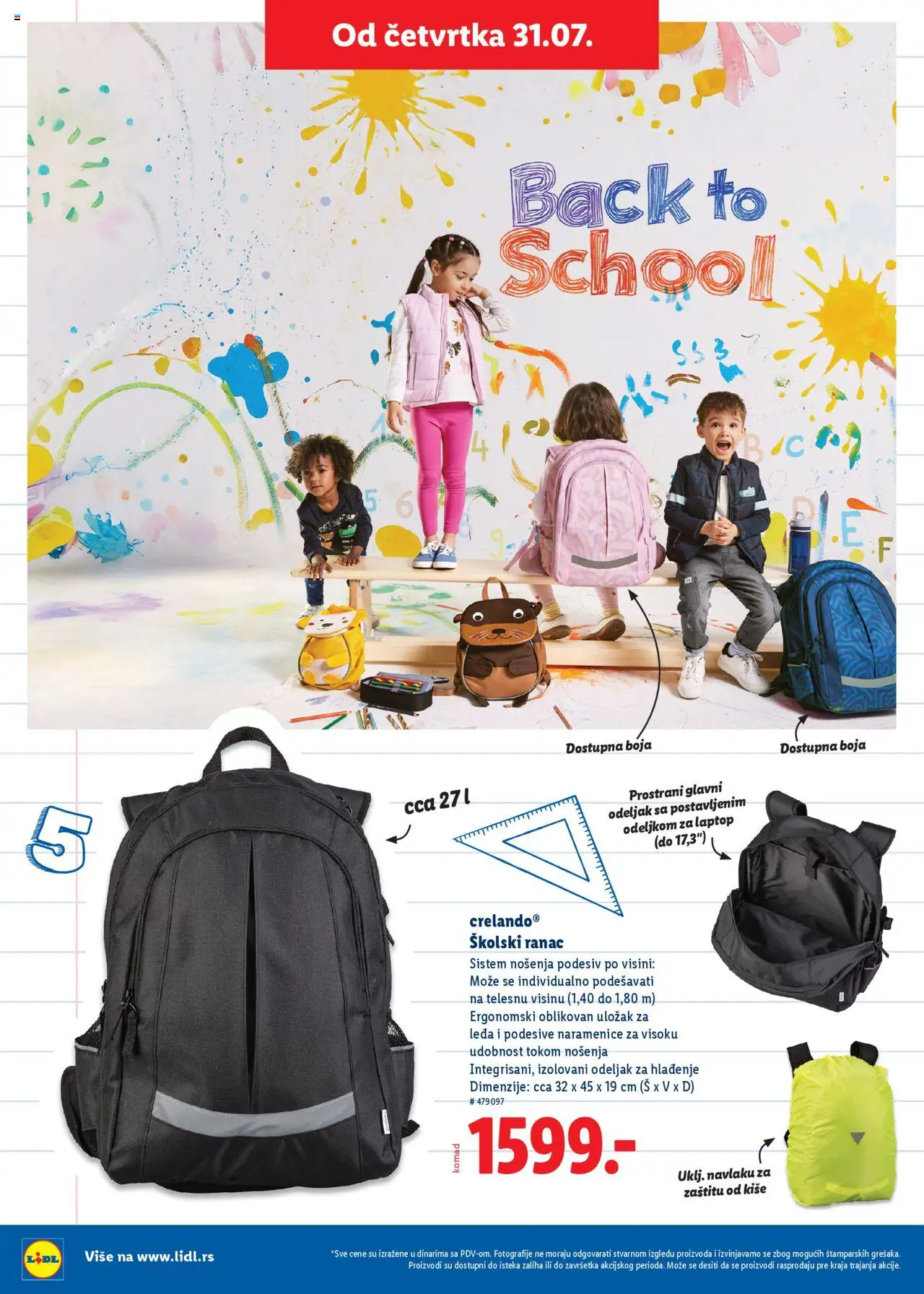 Lidl katalog - važi od 31.07.2025 | Strana: 4 | Proizvode: Ranac, Laptop