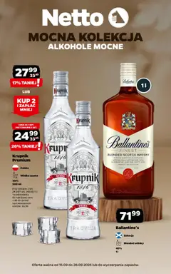 Pogląd oferty "Netto gazetka - Alkohole mocne" - ważna od 15.09.2025