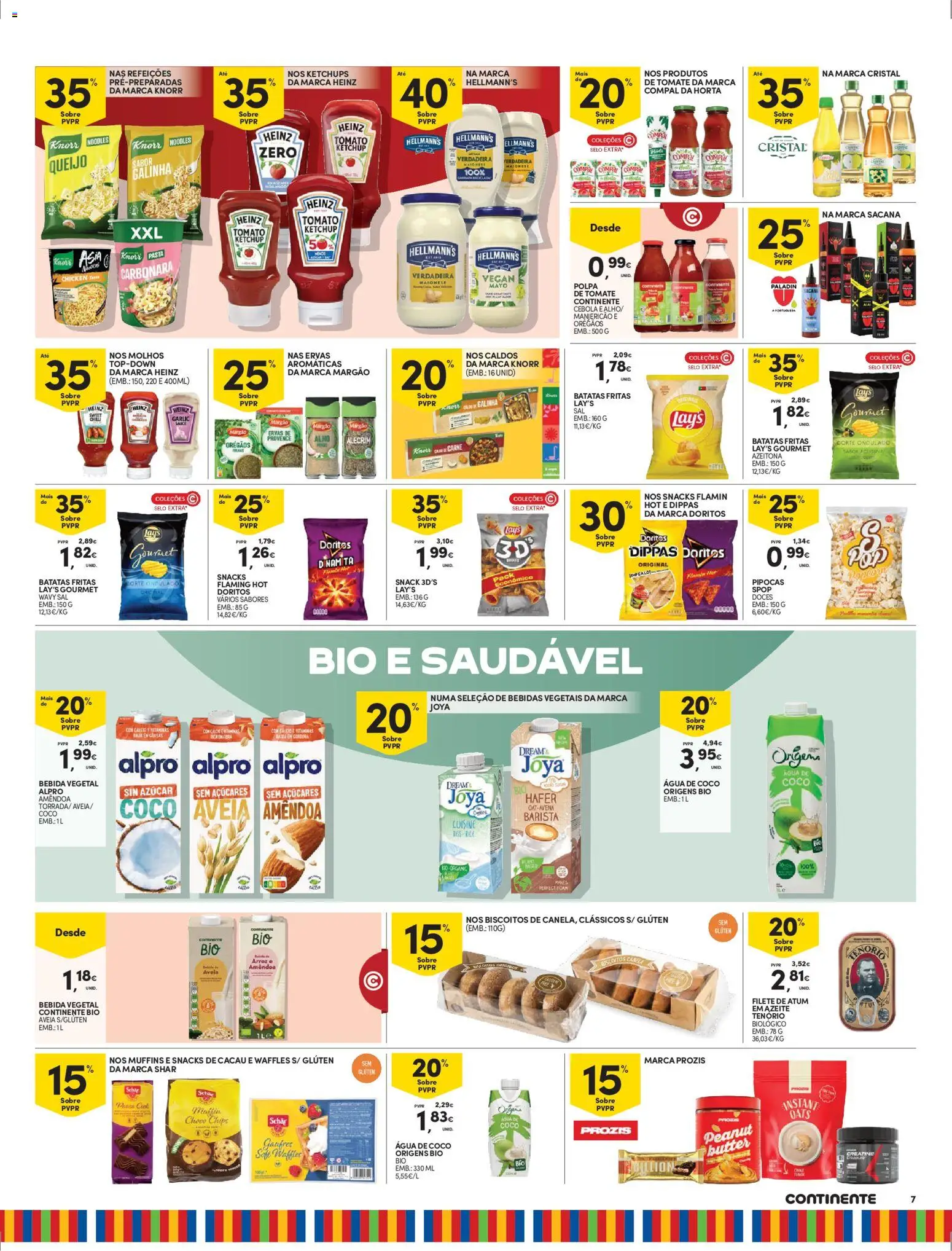 Continente - Madeira │ válido de 20.01.2026 | Página: 7 | Produtos: Atum, Queijo, Arroz, Batatas fritas