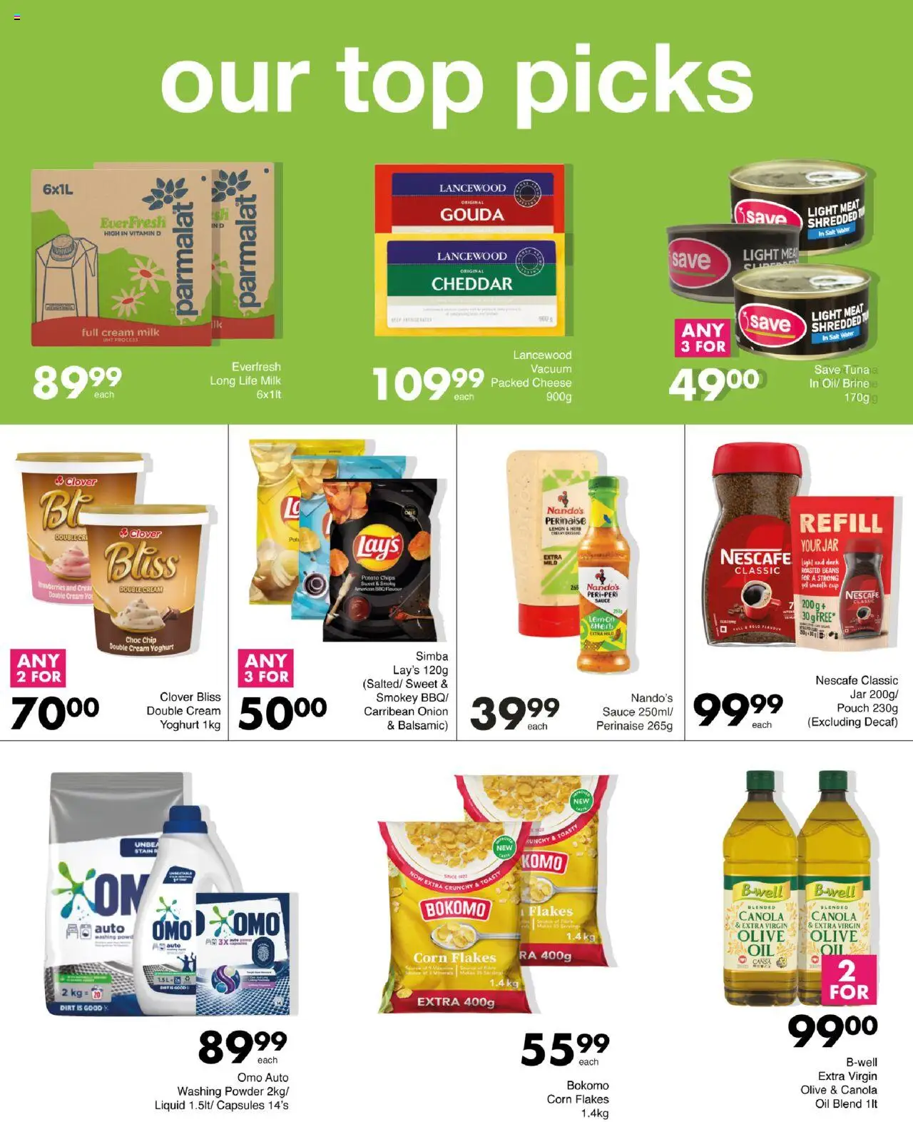 New Save catalogue – valid from 11.09.2025 | Page: 2 | Products: Tuna, Vitamins, Cheese, Oil