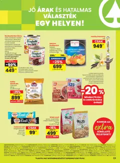 Spar Extra ajánlat - amely érvényes a következő dátumtól: 30.10.2025 | Oldal: 4 | Termékek: Málna, Müzli, Rizs, Dió