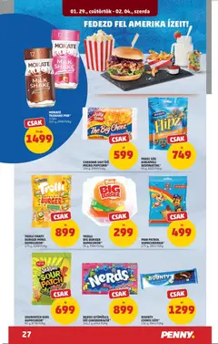 TROLLI PARTY BURGER MINIS GUMICUKOR*, 170 g - amely érvényes a következő dátumtól: 29.01.2026 | Oldal: 31