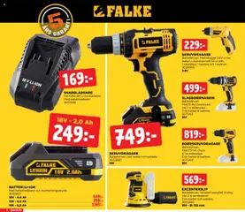 Jem & Fix - erbjudanden - Förhandsvisning av reklamblad från butik Jem & Fix aktuell från 05.10.2025 | Sida: 2 | Produkter: Skruvdragare, Batteri, Laddare