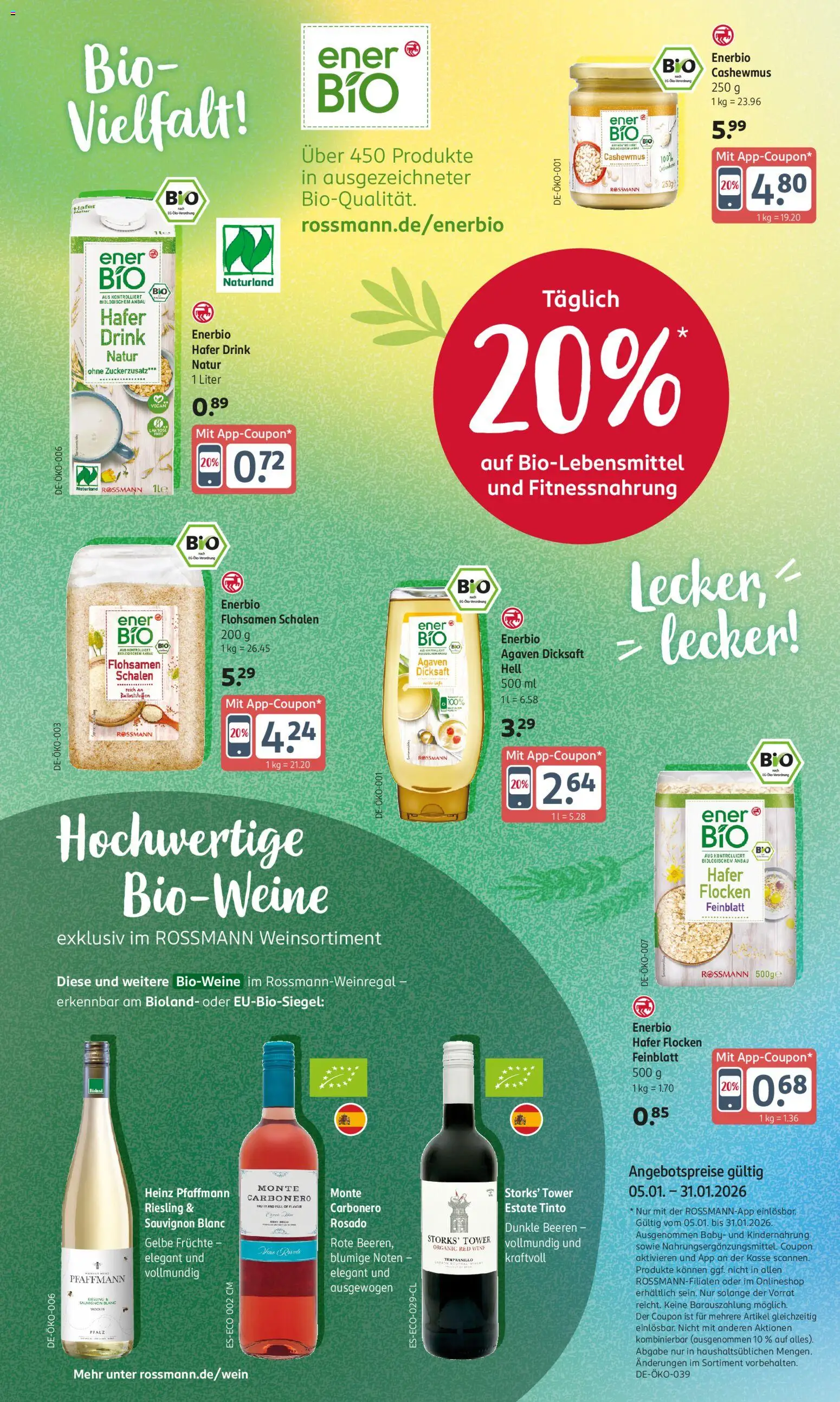 Rossmann Prospekt 	 – gültig ab 05.01.2026 | Seite: 10 | Produkte: Butter, Flocken