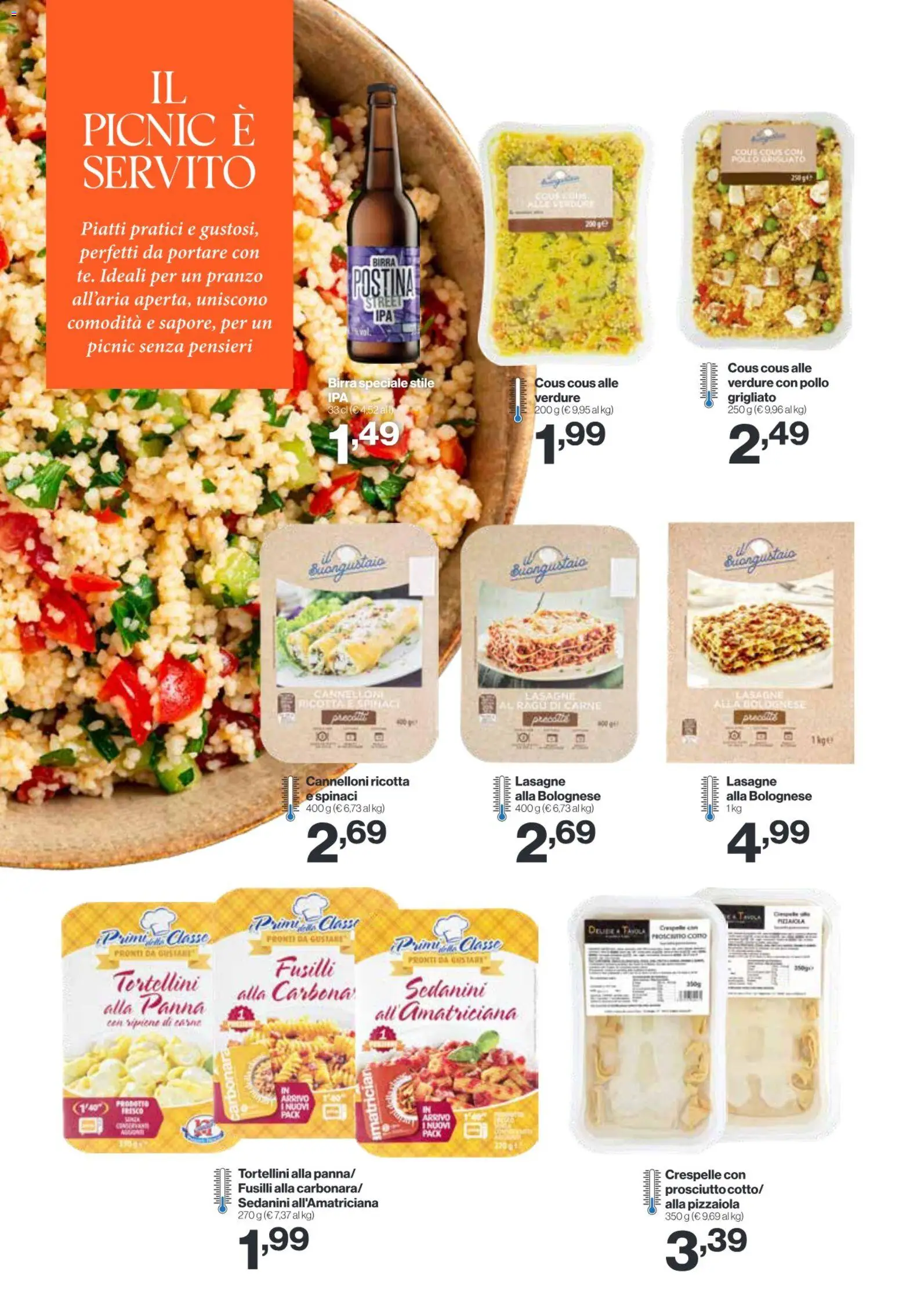 Volantino IN's del 22.04.2026 | Pagina: 6 | Prodotti: Pollo, Prosciutto, Spinaci, Ragú