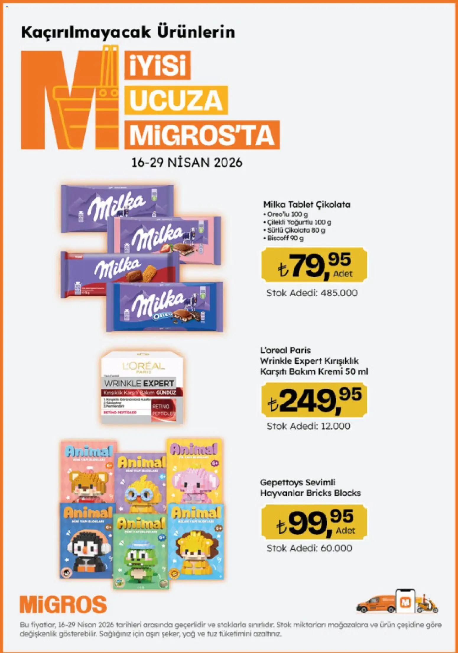 Migros Katalog - Migroskop - 16.04.2026 tarihinden itibaren geçerlidir | Sayfa: 113 | Ürünler: Çikolata, Yağ, Tuz, Tablet