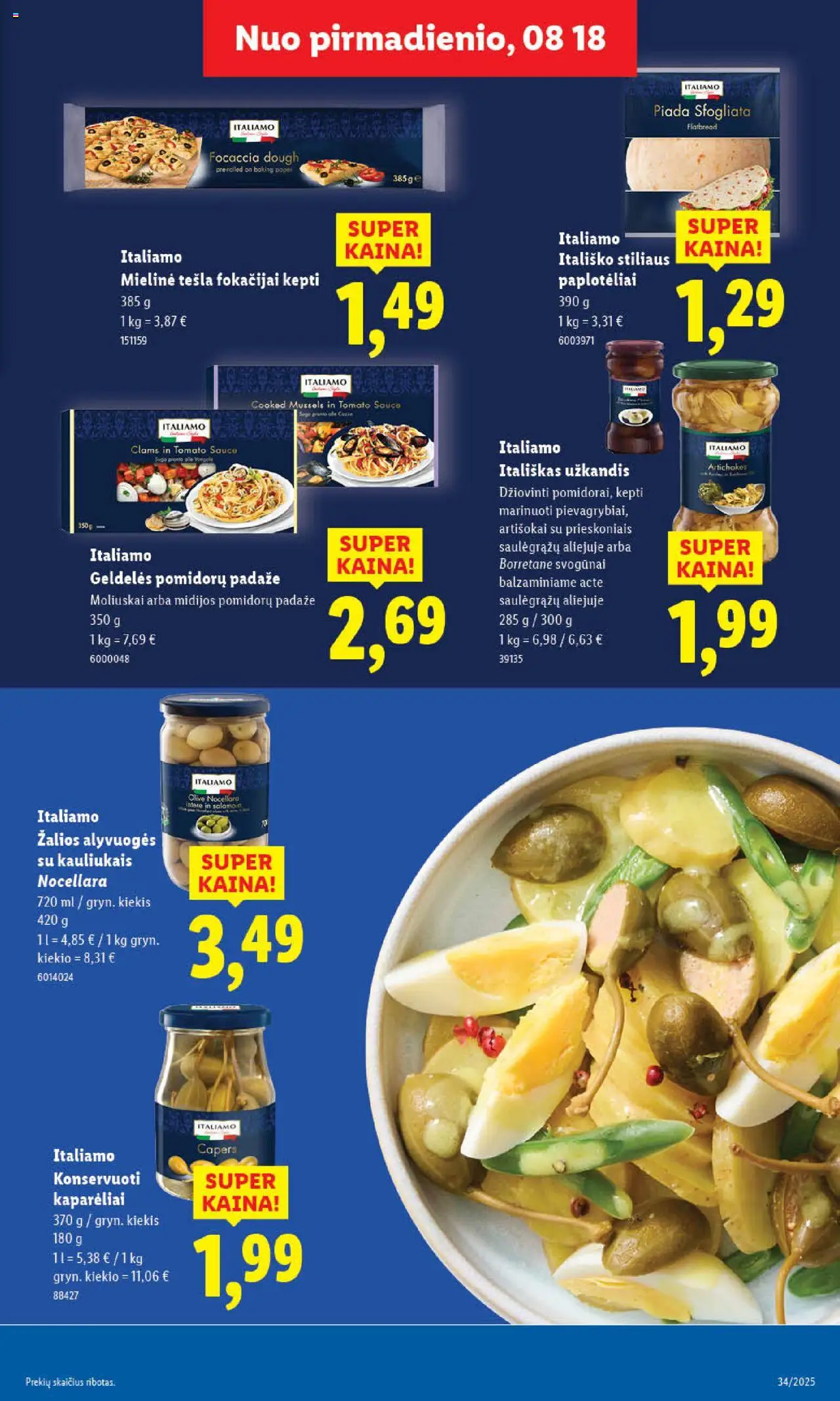 LIDL leidinys│galioja nuo 18.08.2025 | Puslapis: 15 | Prekių: Svogūnai