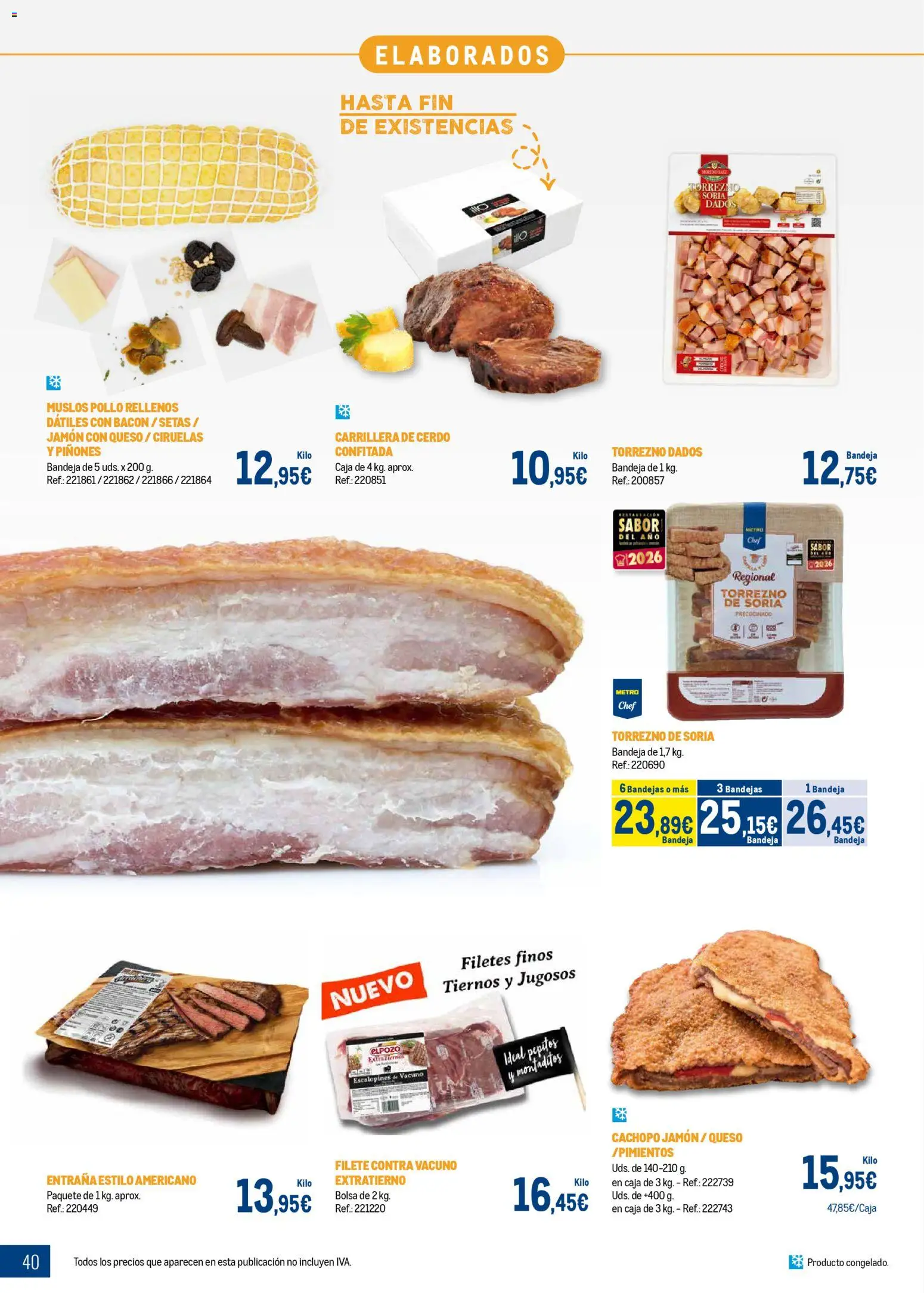 Makro - Expertos en carnes │ válido desde el 09.03.2026 | Página: 40 | Productos: Queso, Cerdo, Filete, Bandeja