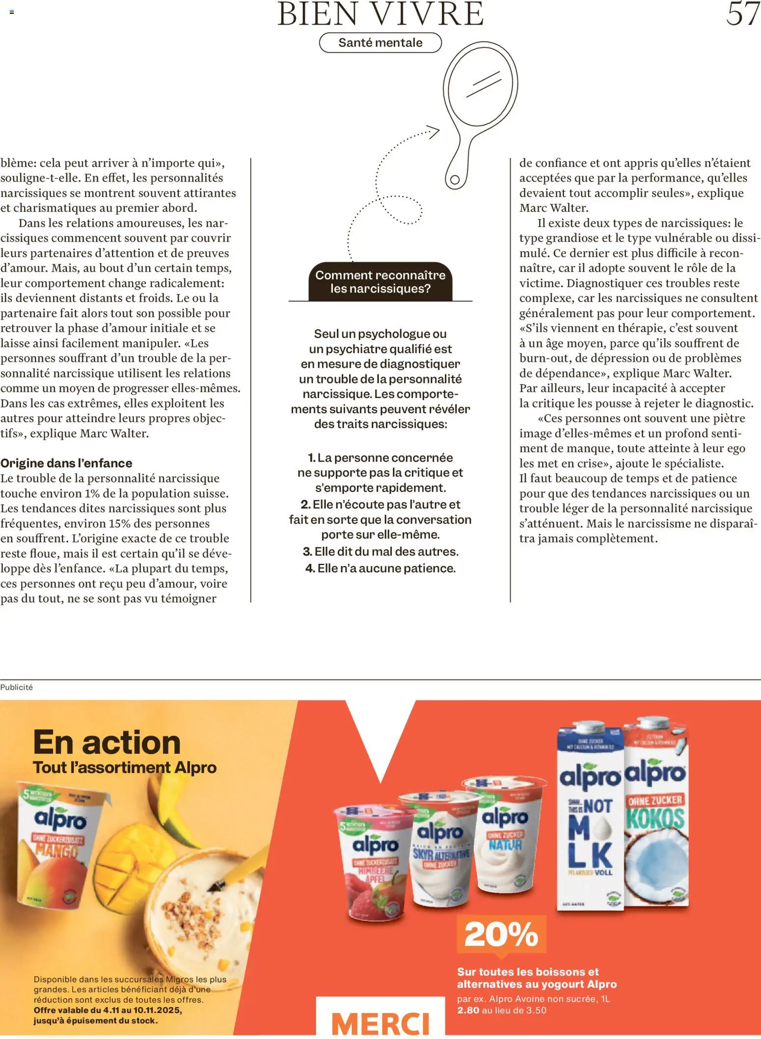 Migros Magazin FR – gültig ab 03.11.2025 | Seite: 57