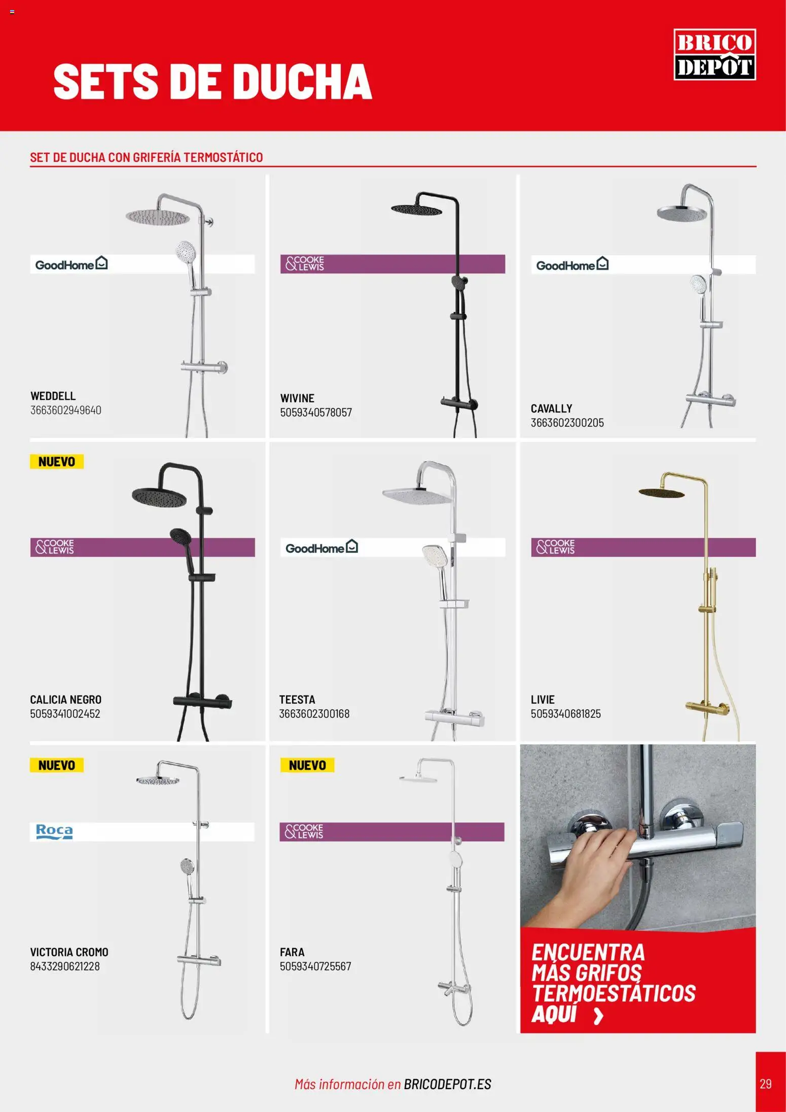 Brico Depôt Baños │ válido desde el 02.01.2026 | Página: 29 | Productos: Ducha