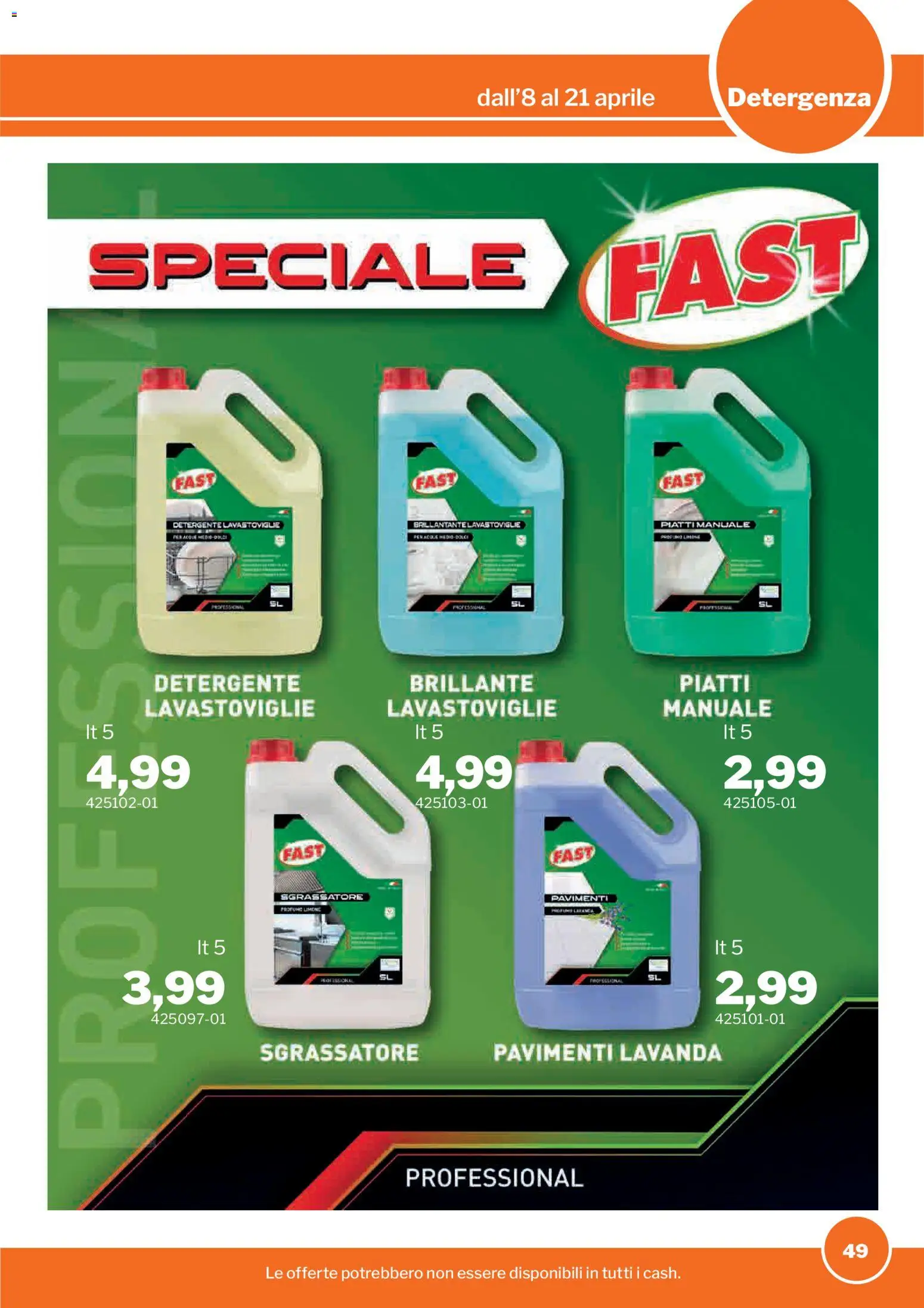 Volantino Sogegross del 08.04.2026 | Pagina: 49 | Prodotti: Detergente, Sgrassatore, Limone, Profumo